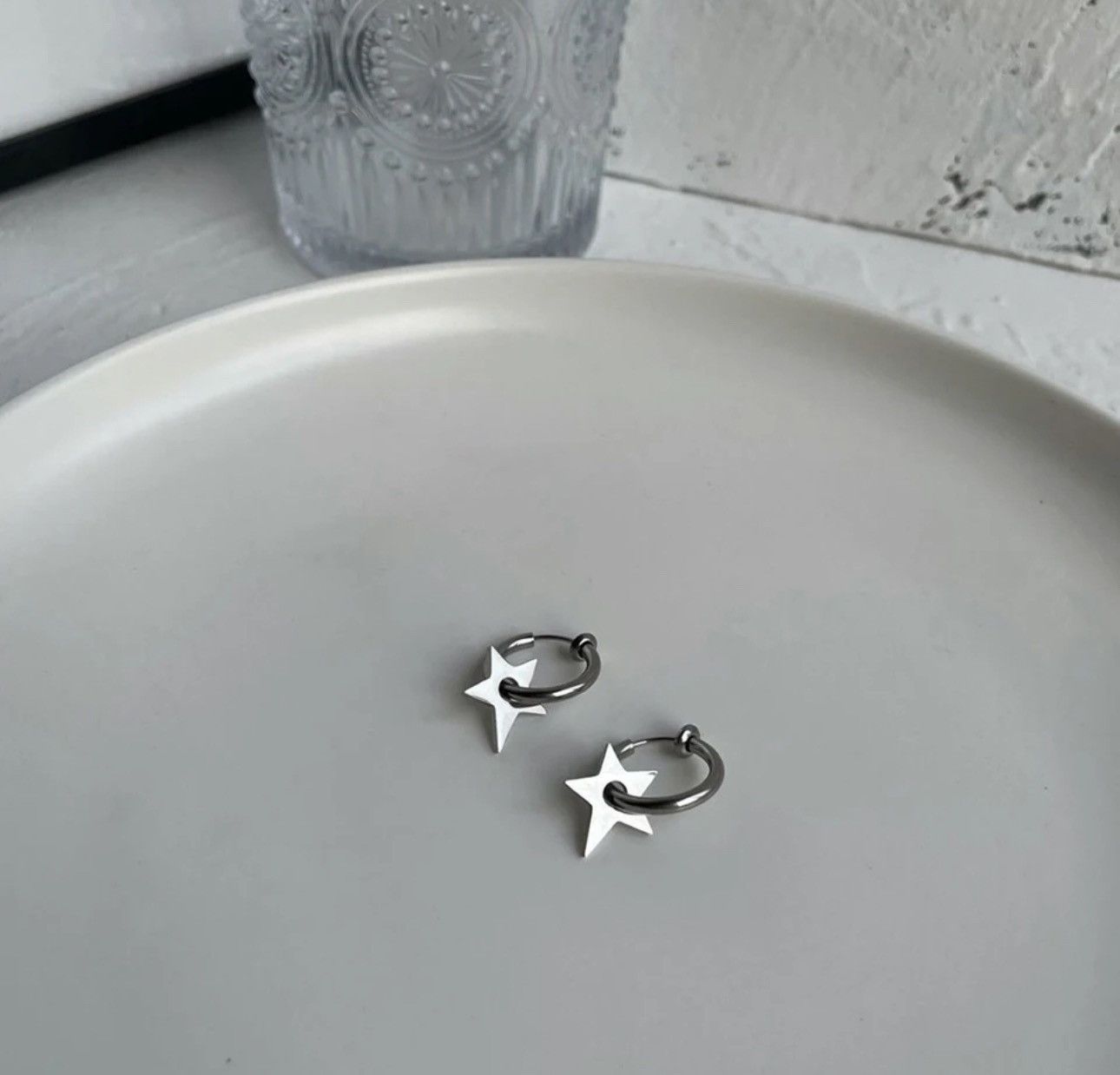 Vintage Retro star stud earrings Size ONE SIZE - 3 Thumbnail