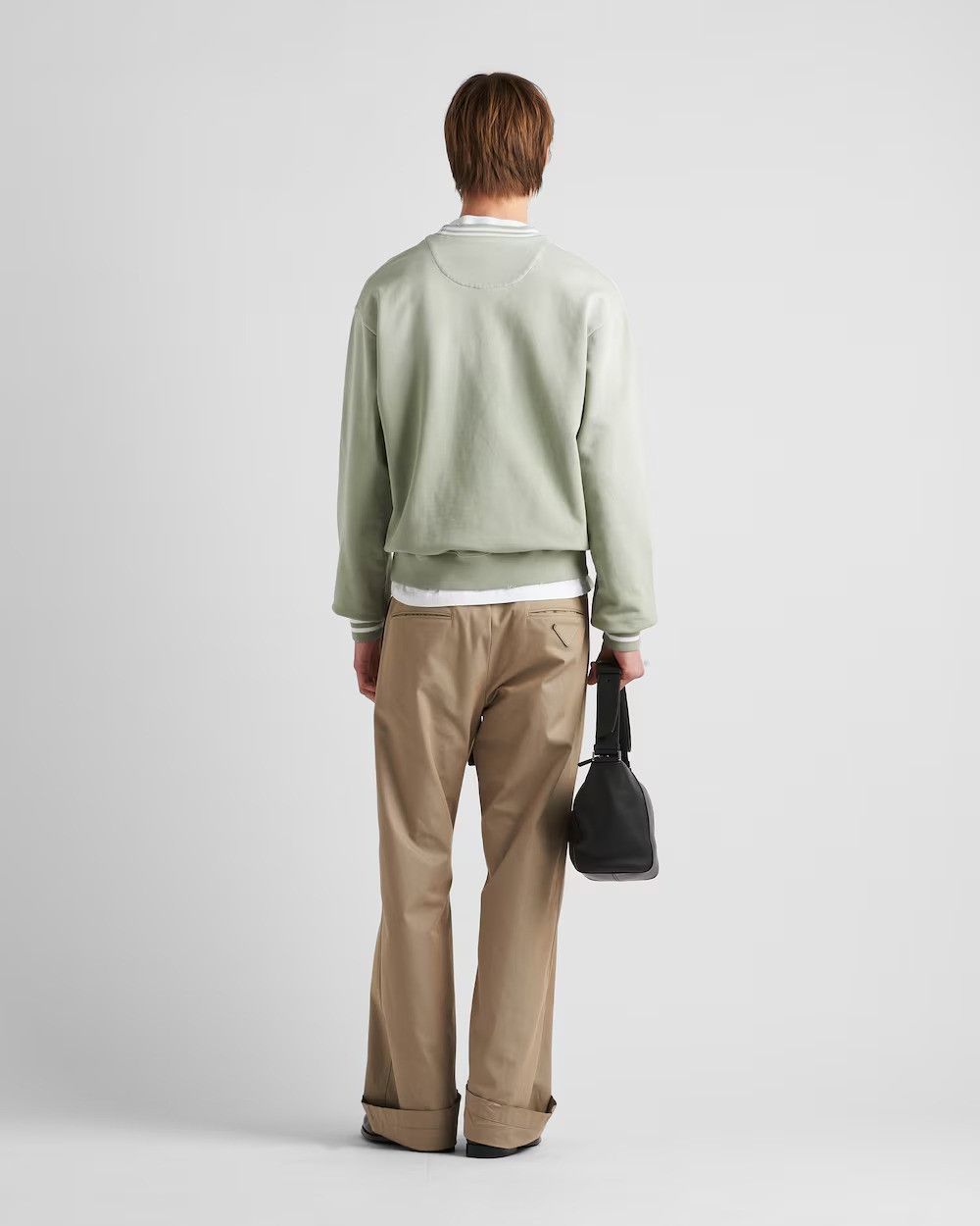 Prada o1bcso1str1025 Twill Pants in Beige Size US 32 / EU 48 - 5 Thumbnail