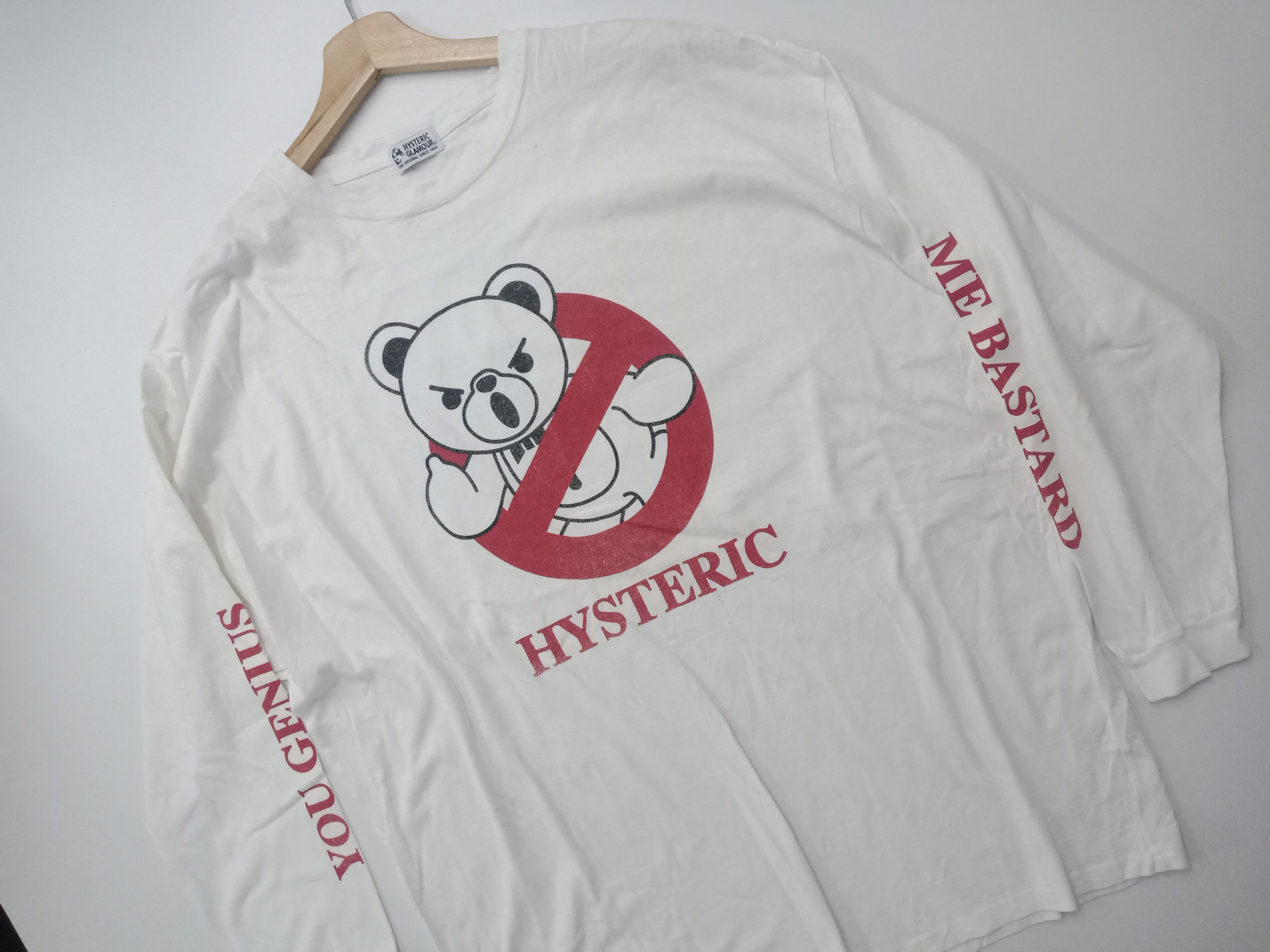 Hysteric Glamour Hysteric Glamour No Bear Allowed You Genius Me Bastard #D Size US XL / EU 56 / 4 - 3 Thumbnail