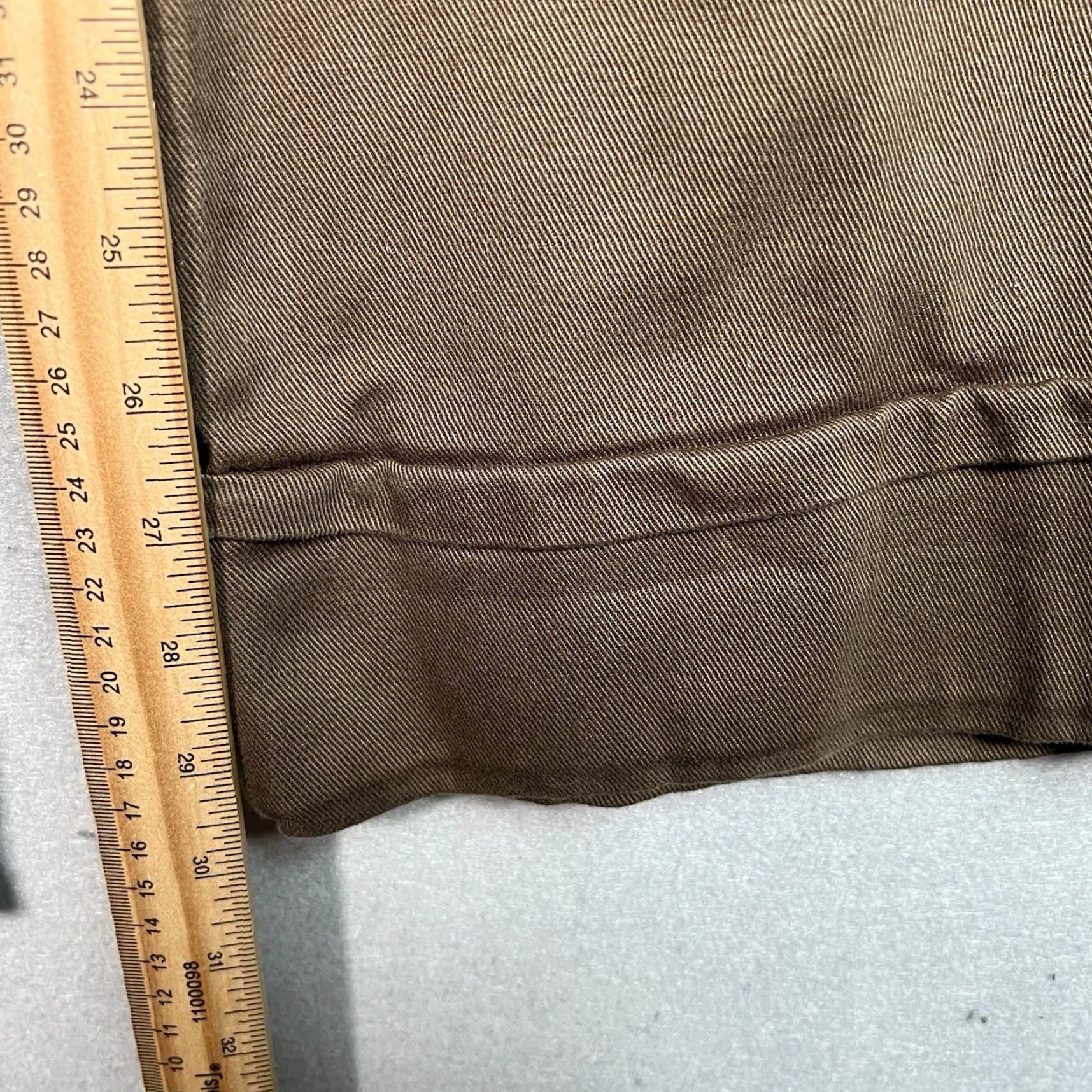 Massimo Dutti Mossimo Womens Brown Flare Leg Chino Pants Size 4 Cotton Blend Size 27" / US 4 / IT 40 - 5 Thumbnail