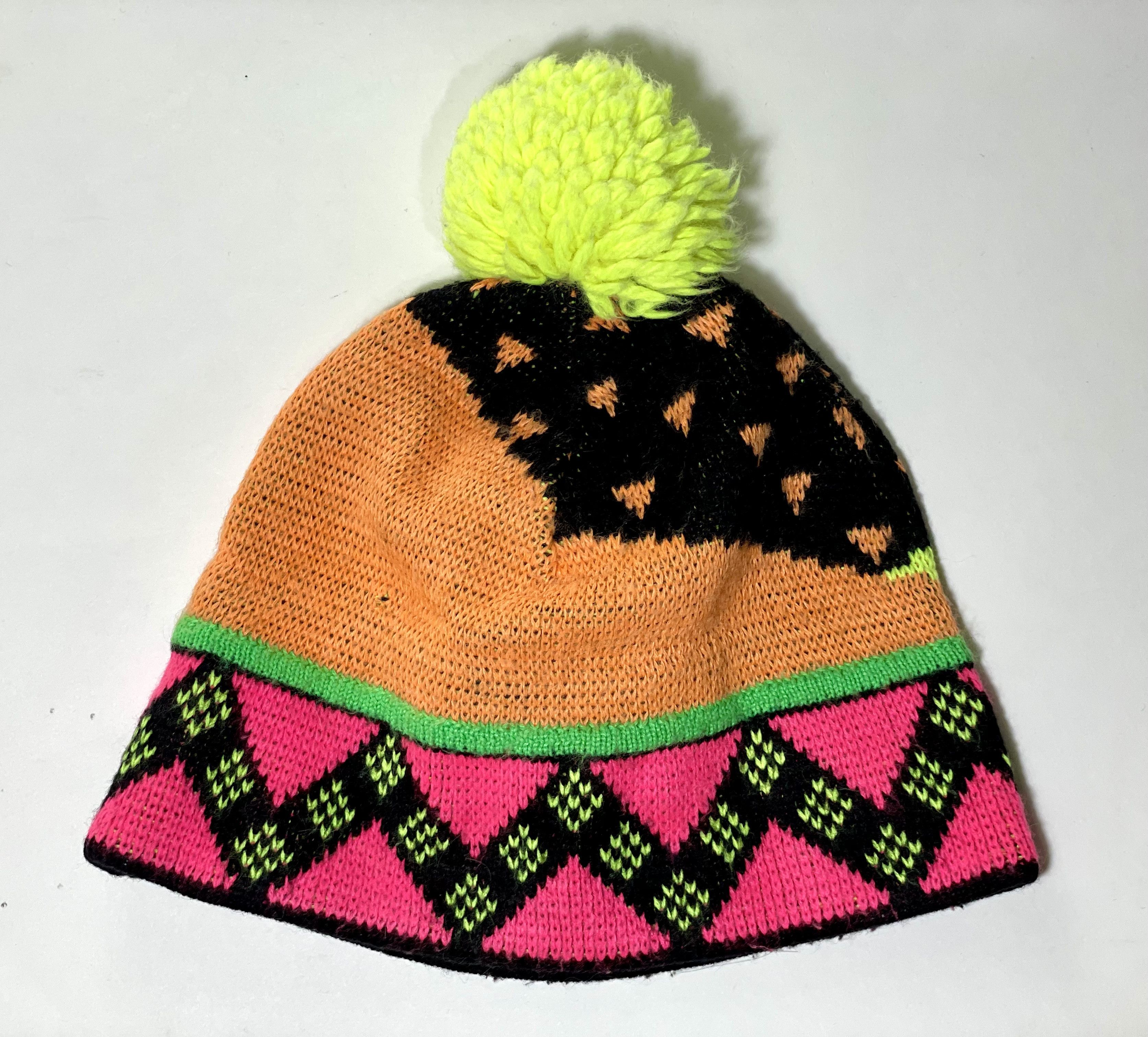 Vintage sweden 🇸🇪 vintage acid ski hat Size ONE SIZE - 2 Thumbnail