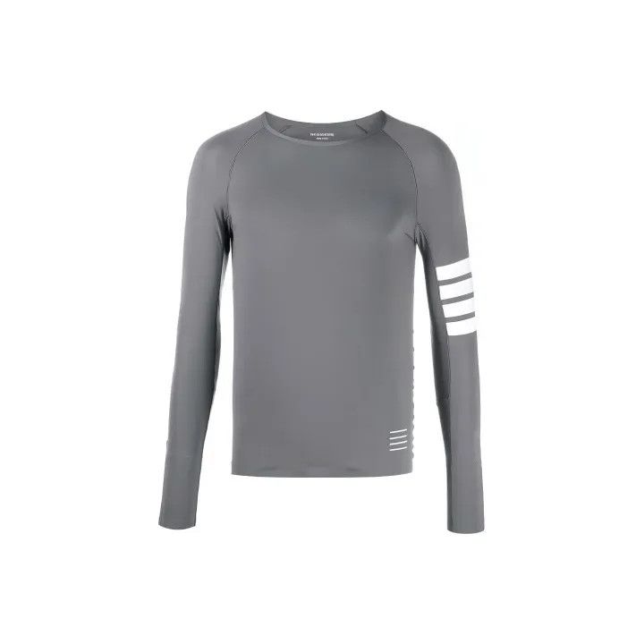 Thom Browne Thom Browne Lightweight Long Sleeve Tee Shirt 0079 Size US M / EU 48-50 / 2 - 1 Thumbnail