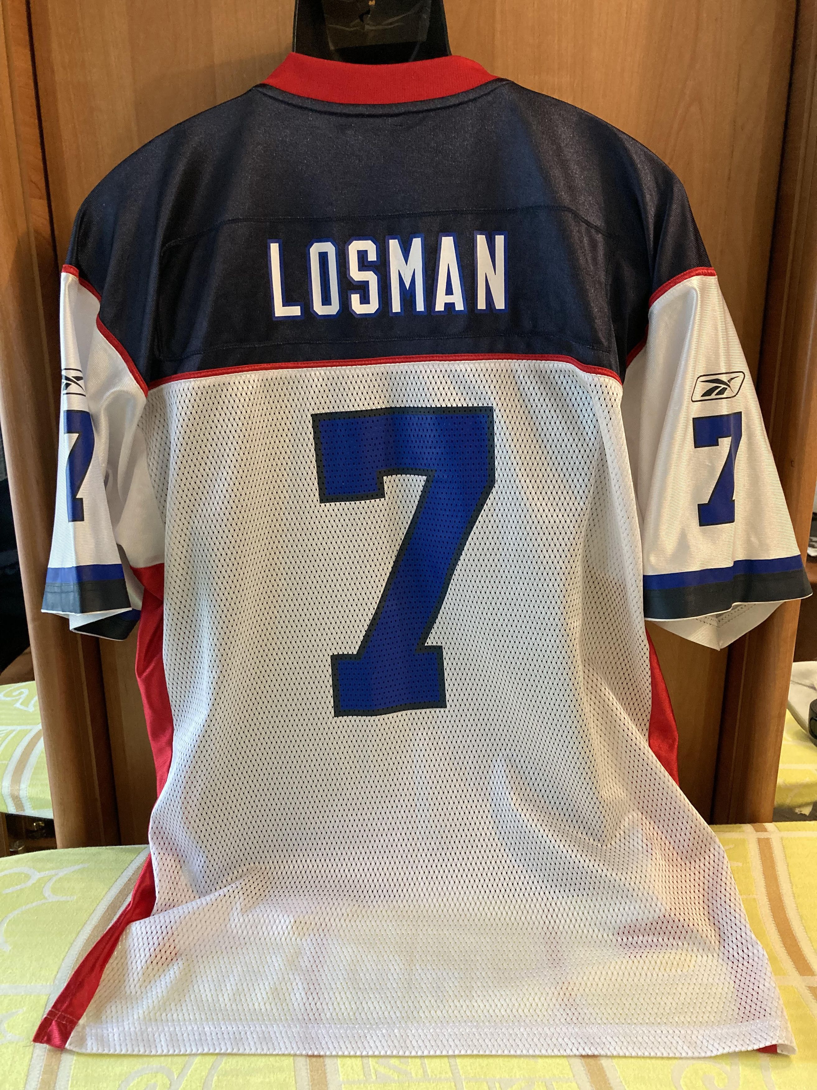 VTG NFL BUFFALO BILLS J.P. LOSMAN JERSEY LARGE #7