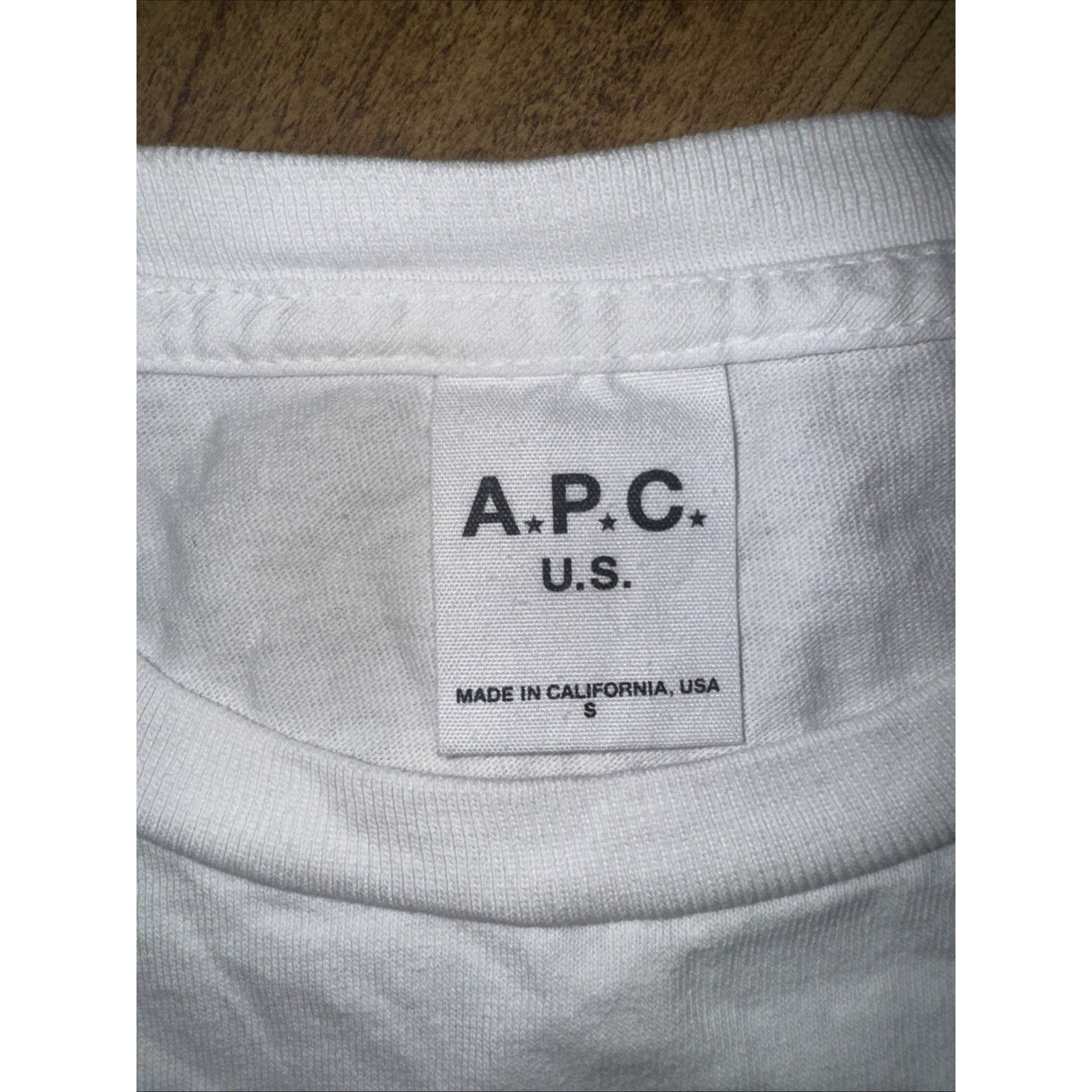 A.P.C. × Band Tees × Vintage A.P.C. California USA Graphic T-Shirt White Small 19x26 Size US S / EU 44-46 / 1 - 3 Thumbnail