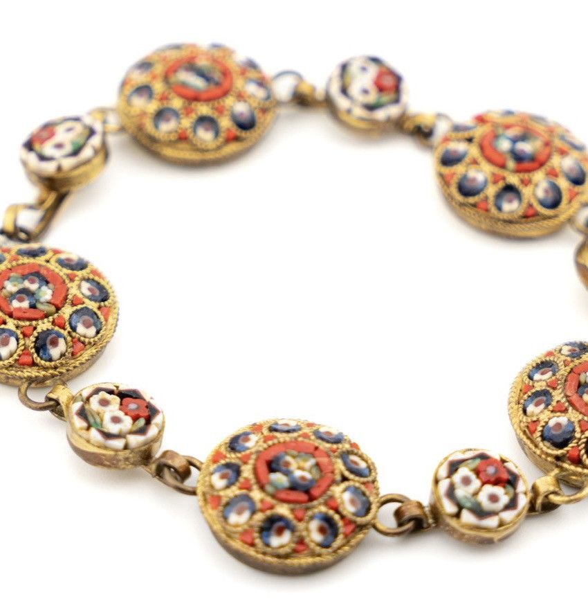 Other Micro Mosaic Vintage Victorian Link Size ONE SIZE - 3 Thumbnail
