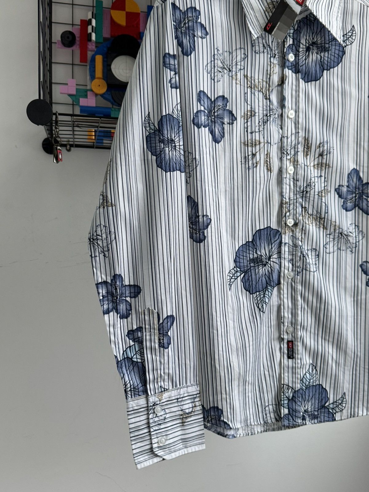 Diesel New Vintage Diesel Flower Shirt Y2K Size US M / EU 48-50 / 2 - 2 Thumbnail