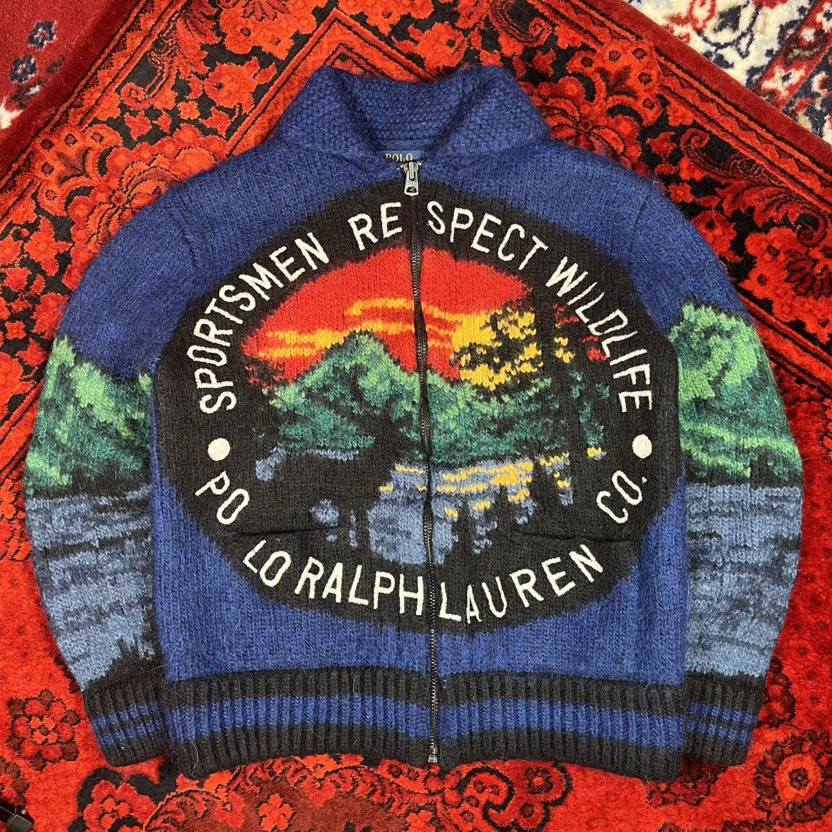 Ralph Lauren Ralph Lauren ZipUp Sweater Respect Wildlife Cardigan Country Size US M / EU 48-50 / 2 - 2 Thumbnail