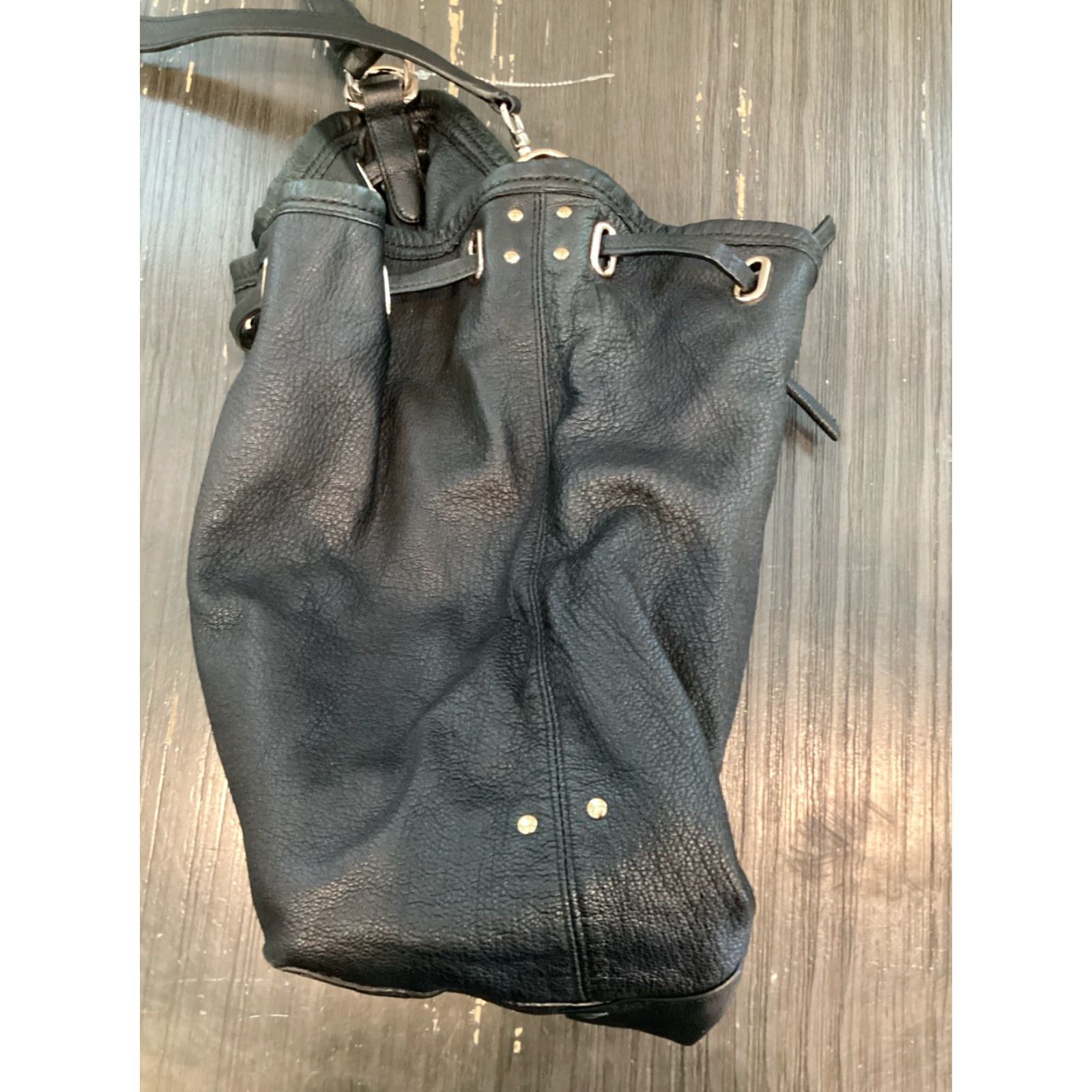 Coach COACH Dempsey Handbag Medium Women Black Leather Drawstring CN683 15 Size ONE SIZE - 7 Thumbnail