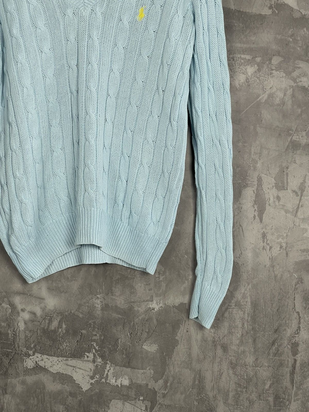 Polo Ralph Lauren × Vintage Vintage Polo Ralph Lauren V-Neck Knit Sweater Luxury Hype Size M / US 6-8 / IT 42-44 - 6 Thumbnail