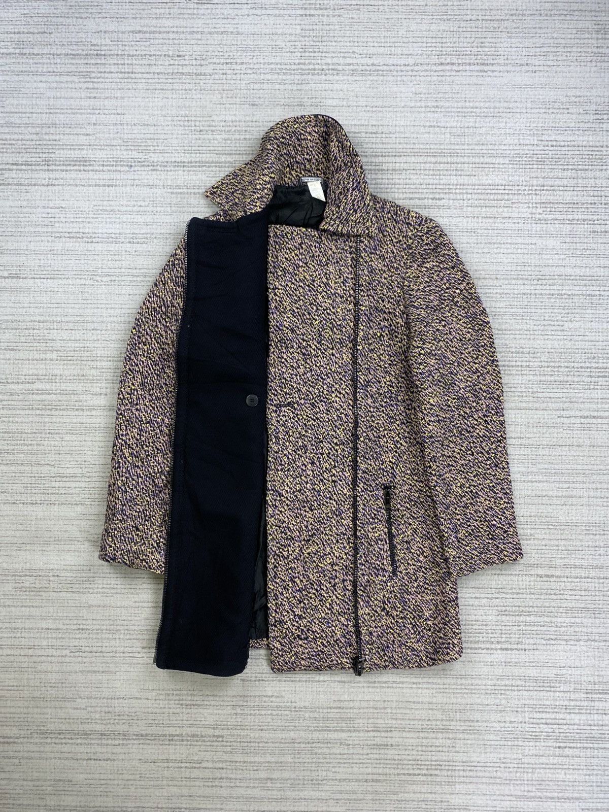 Versace 🔥RARE Vintage Gianni Versace Asymmetrical Knit Jacket Size US S / EU 44-46 / 1 - 7 Thumbnail