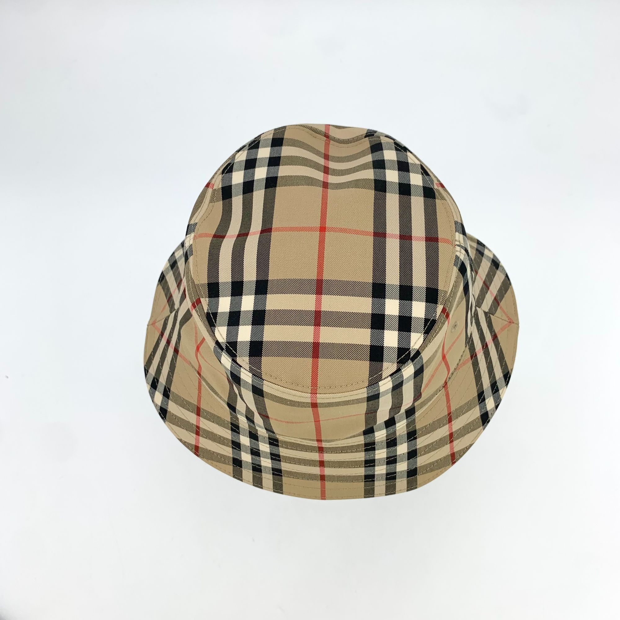 Burberry Burberry Classic Checkered Cotton Fishermans Hat Brown Casua Size ONE SIZE - 6 Thumbnail