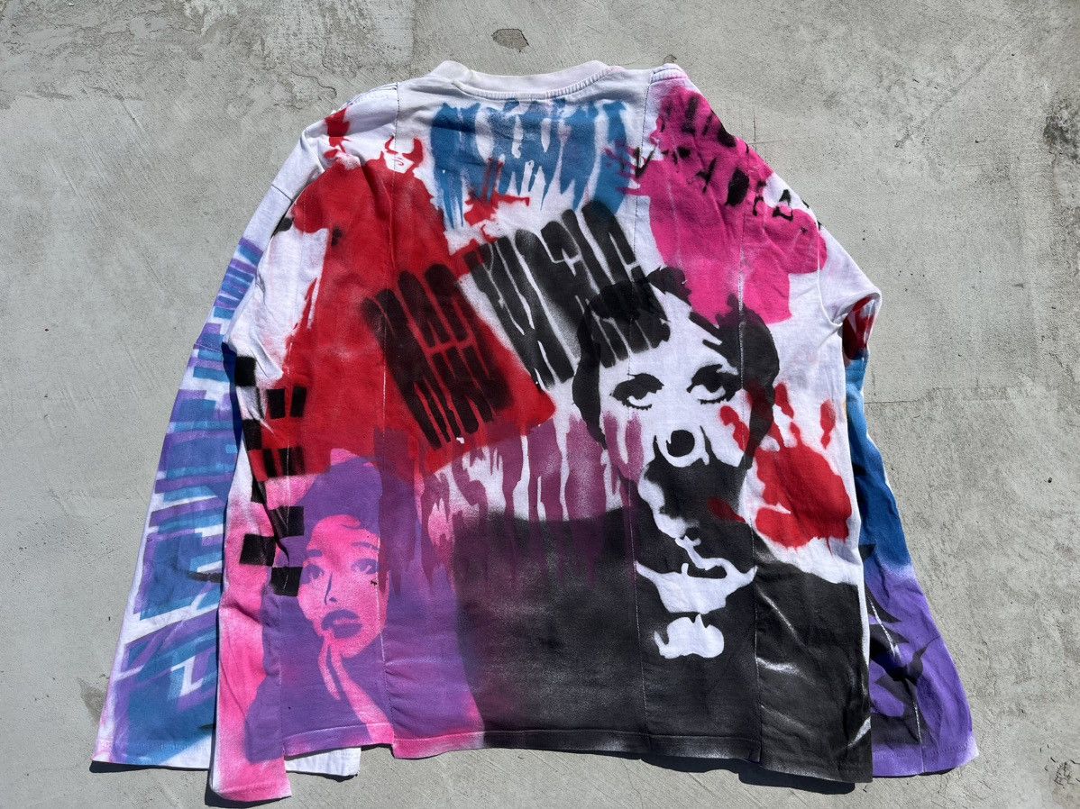 Vintage Vintage Custom Longsleeve Psycho Rave y2k asymetric demon Size US L / EU 52-54 / 3 - 7 Thumbnail