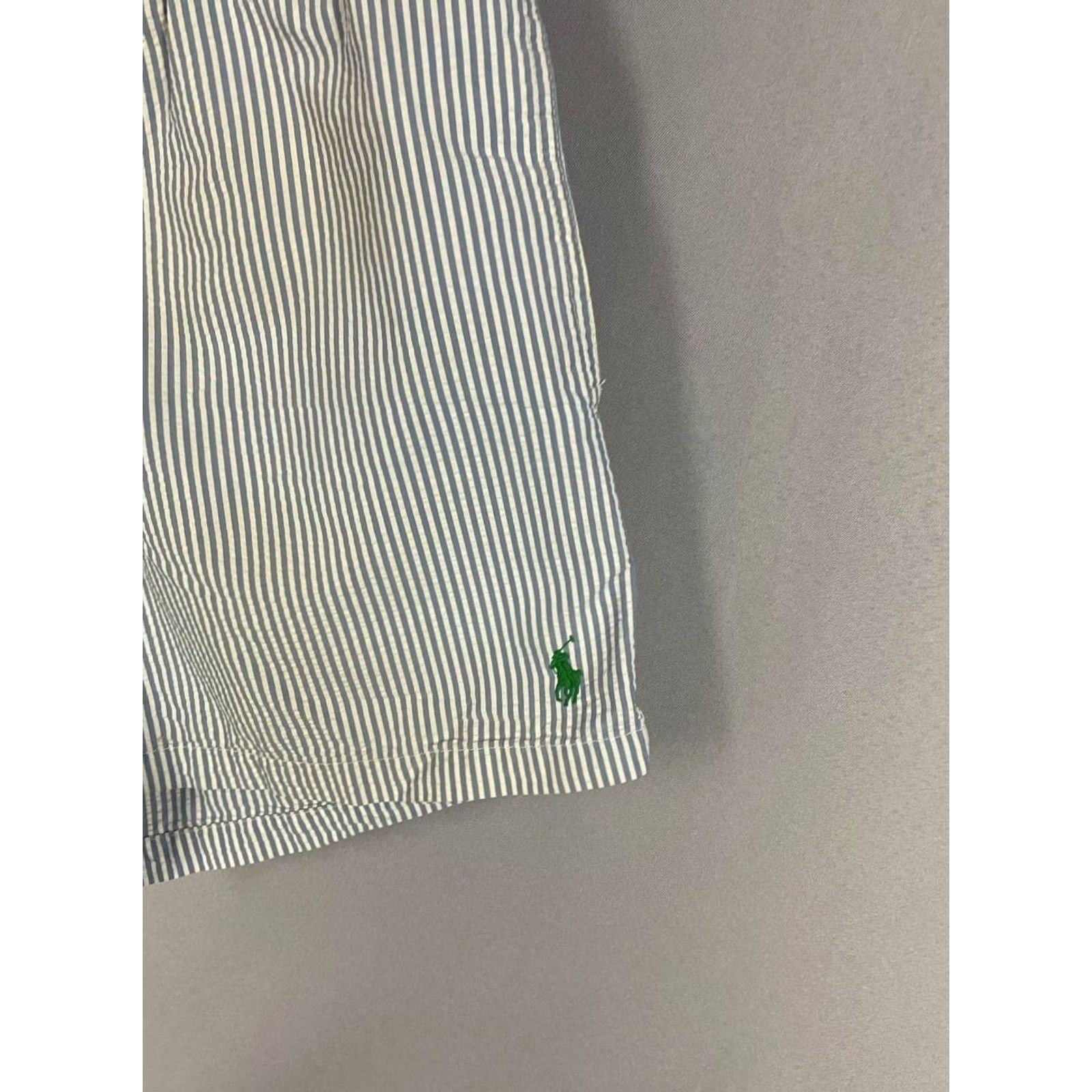 Polo Ralph Lauren Polo Ralph Lauren Mens Mini Shorts XS Blue White Striped Elastic Waist Size US XS / EU 42 / 0 - 5 Thumbnail