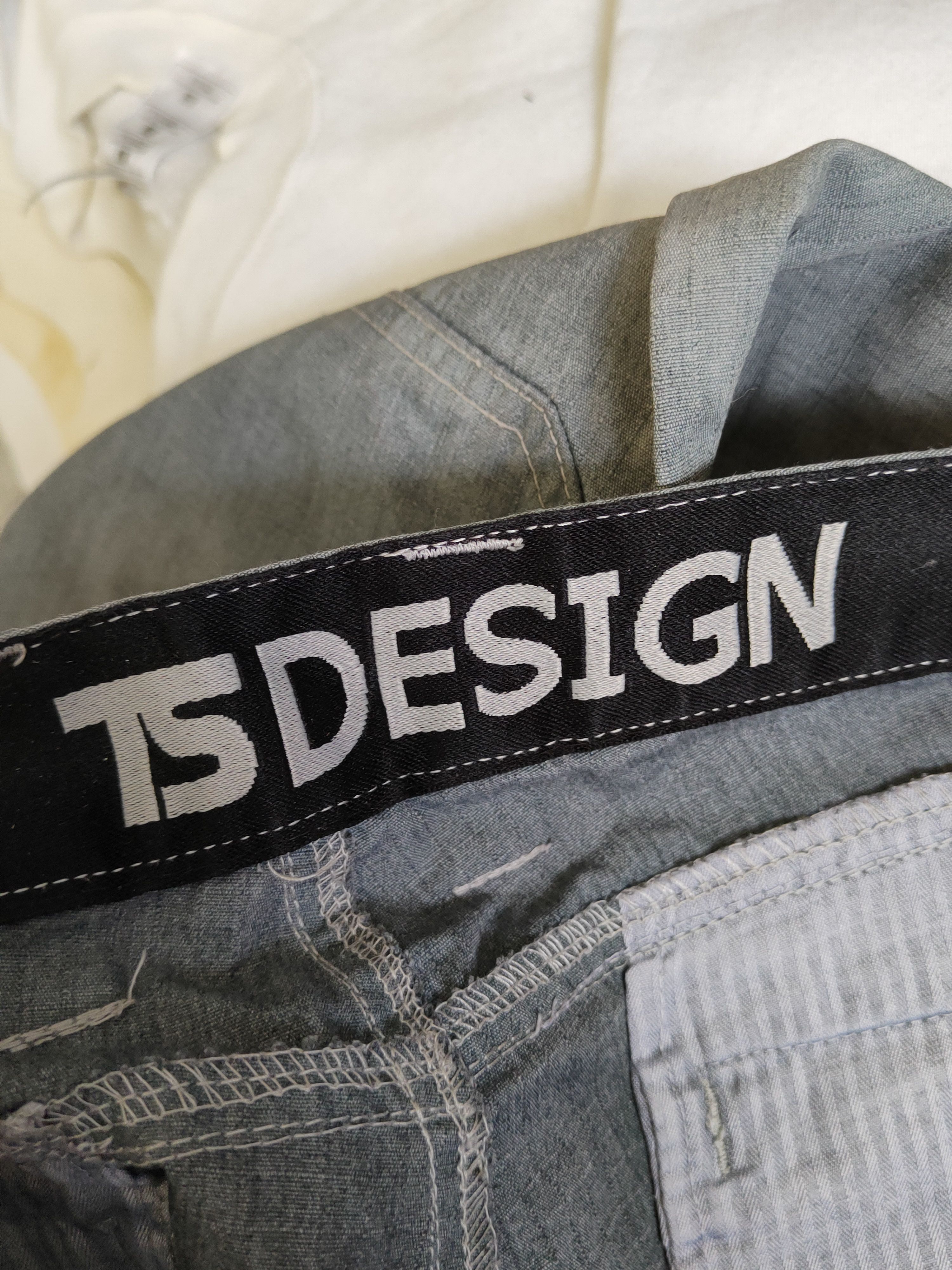 Japanese Brand TS Design Gray Faded Multipocket Tactical Cargo Pants #S2472 Size US 34 / EU 50 - 16 Thumbnail