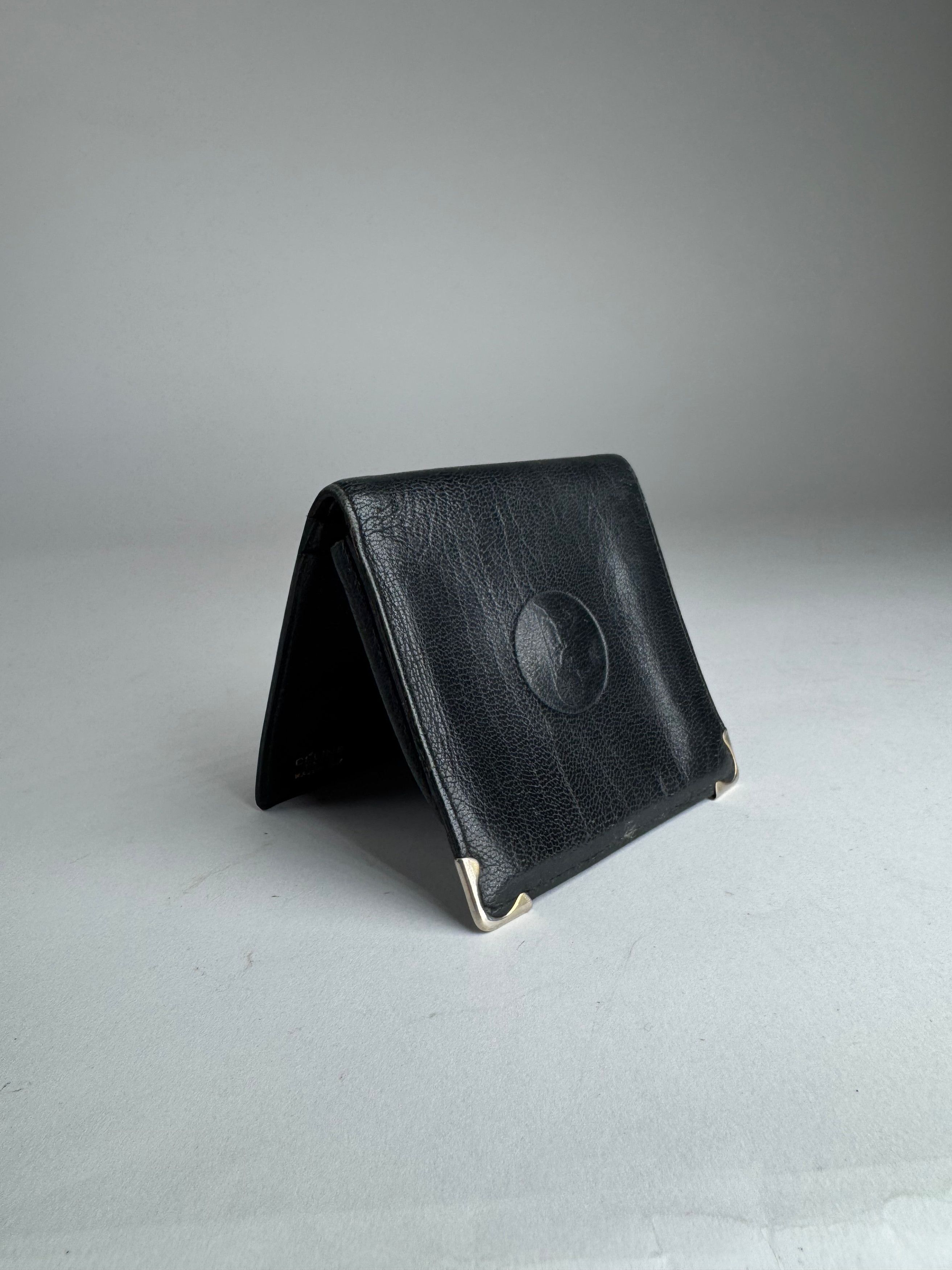 Celine Vintage Paris Triomphe Leather Wallet black Size ONE SIZE - 1 Thumbnail