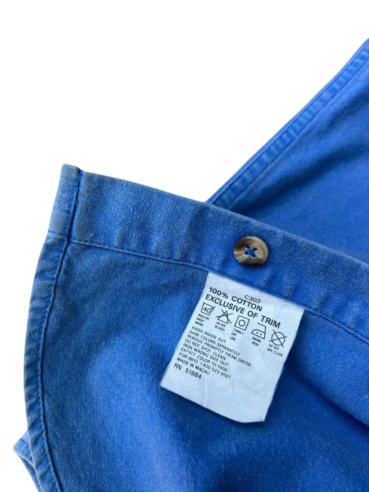 Patagonia Vintage 90s Patagonia Waxed Cotton Canvas Shirt Oversized Size US L / EU 52-54 / 3 - 17 Thumbnail