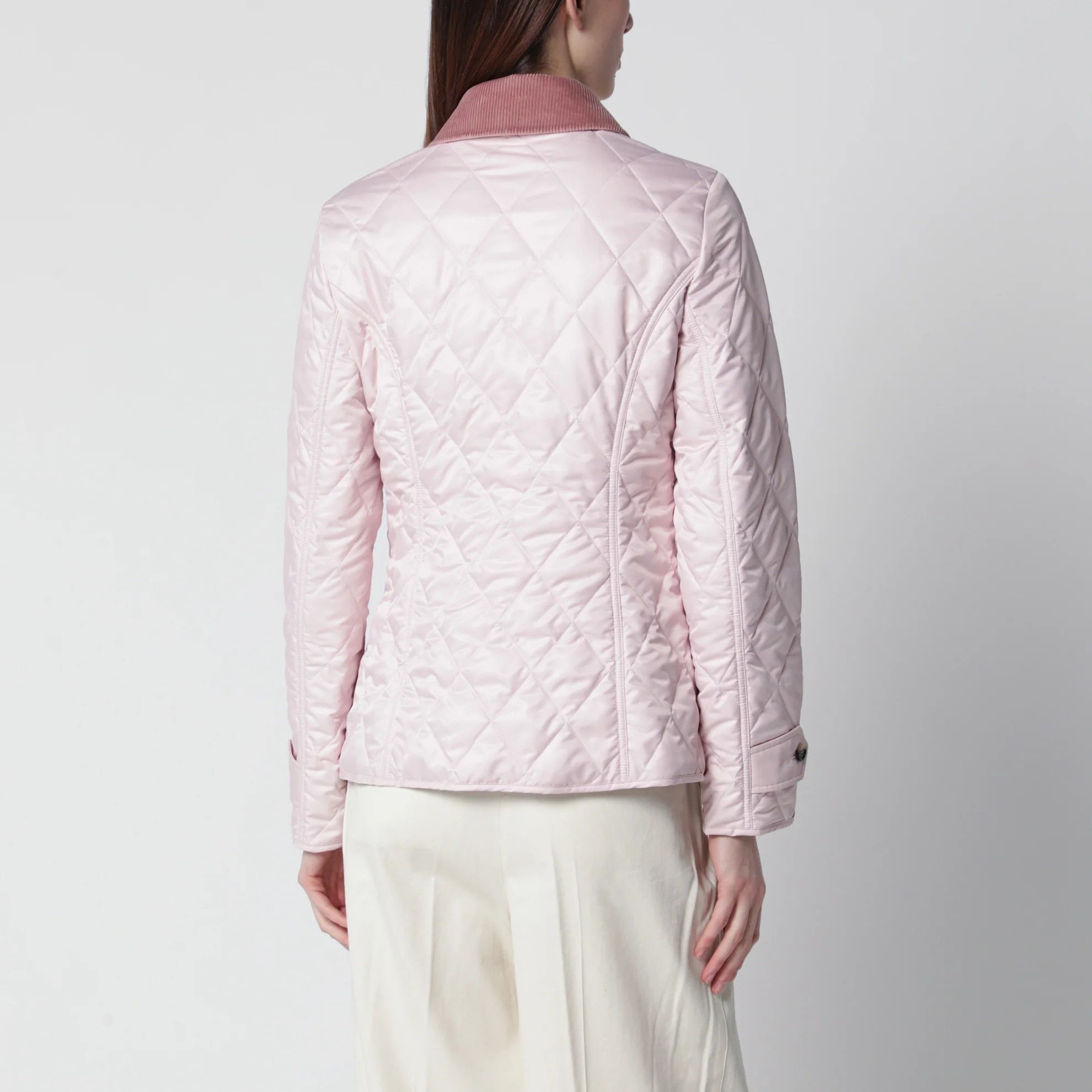 Burberry o1d2blof0426 Quilted Jacket in Pink Size S / US 4 / IT 40 - 3 Thumbnail