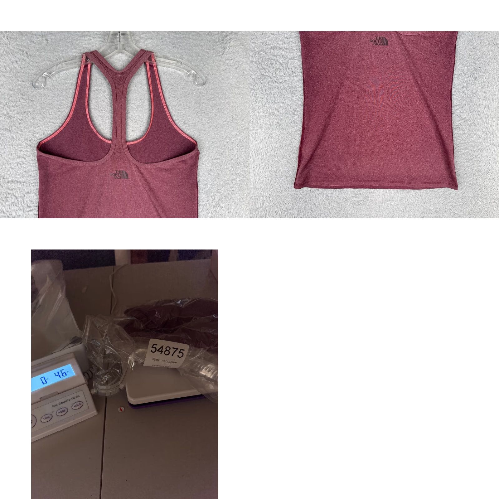 The North Face The North Face Women's Shirt Tank Purple Medium Sleeveless Racerback Scoop Neck Polyester Jersey Lightweight Casual Workwear Gym Shirt Size M / US 6-8 / IT 42-44 - 9 Thumbnail