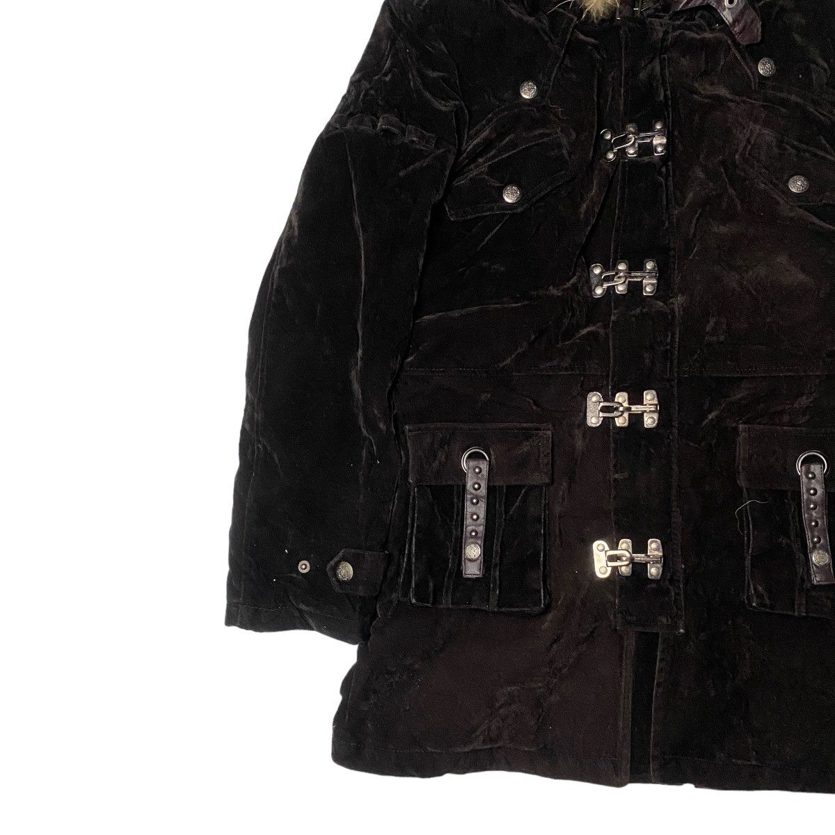 If Six Was Nine 2000's In The Attic Bondage Chain Fur Jacket Size US M / EU 48-50 / 2 - 3 Thumbnail