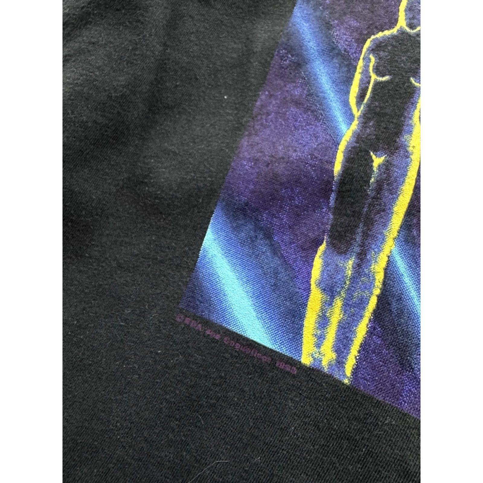 Vintage VINTAGE Jean Michel Jarre 1993 Europe In Concert Tour T-Shirt Tee XL Black Men Shirt Size US XL / EU 56 / 4 - 3 Thumbnail