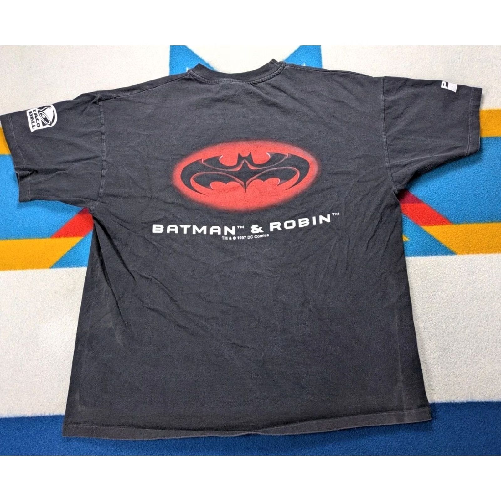 Vintage VINTAGE Batman & Robin Movie Promo Shirt 1997 Single Stitch DC Comics XL Men Black Size US XL / EU 56 / 4 - 2 Thumbnail