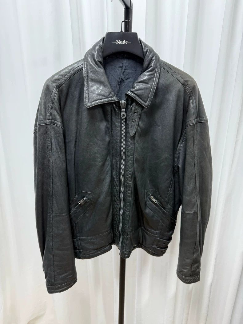 Issey Miyake Issey miyake Pen period filled leather garment jacket Size US M / EU 48-50 / 2 - 1 Thumbnail