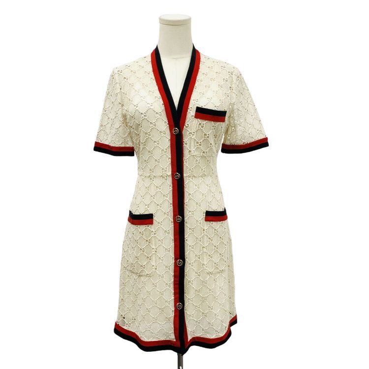 Gucci Gucci GG Lace Mini Dress Size 38 Size XS / US 0-2 / IT 36-38 - 1 Thumbnail