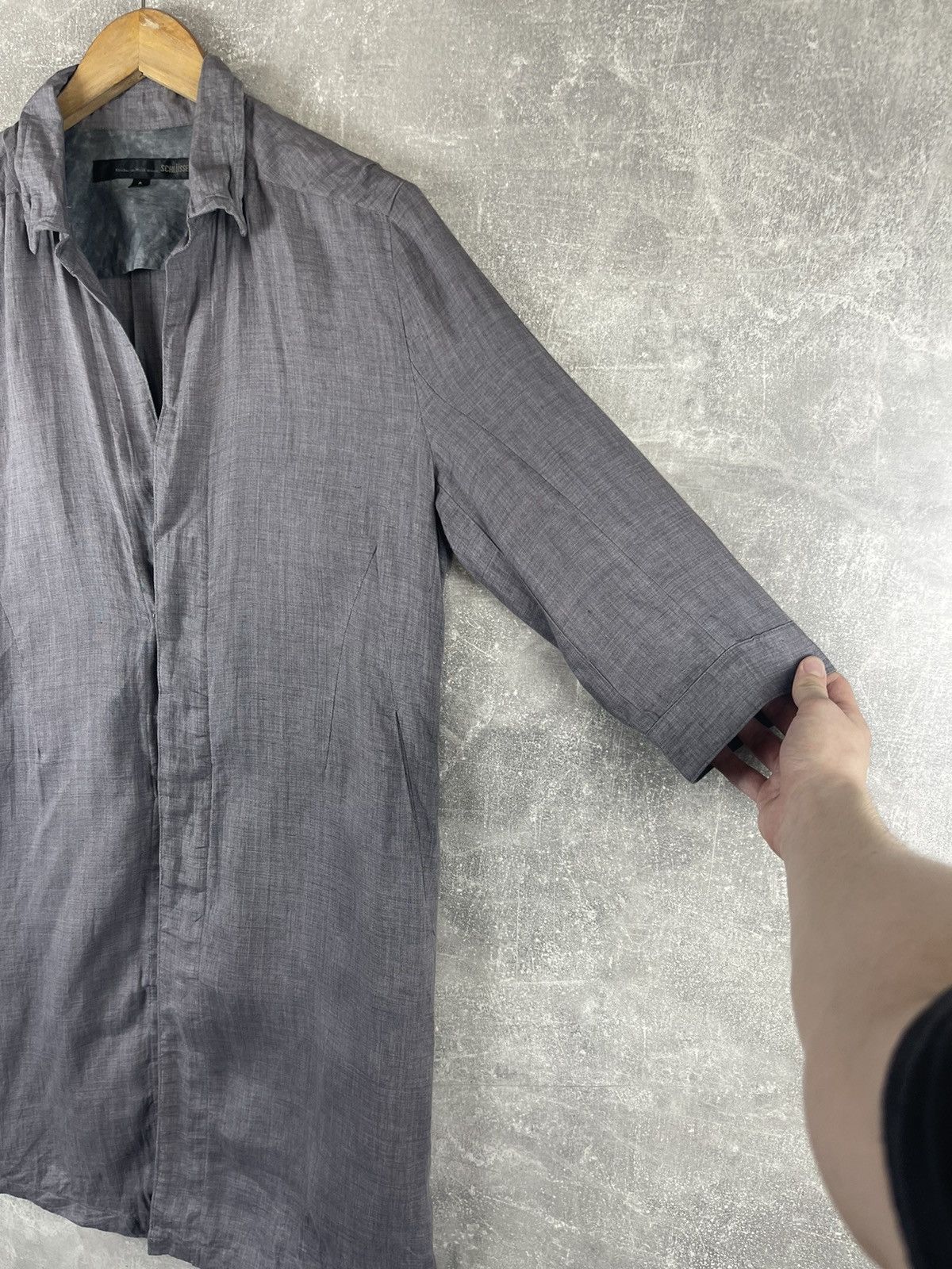 Schlussel Schlüssel Japan Long Shirt Jacket 00s Avant-Garde Minimalist Size US M / EU 48-50 / 2 - 5 Thumbnail