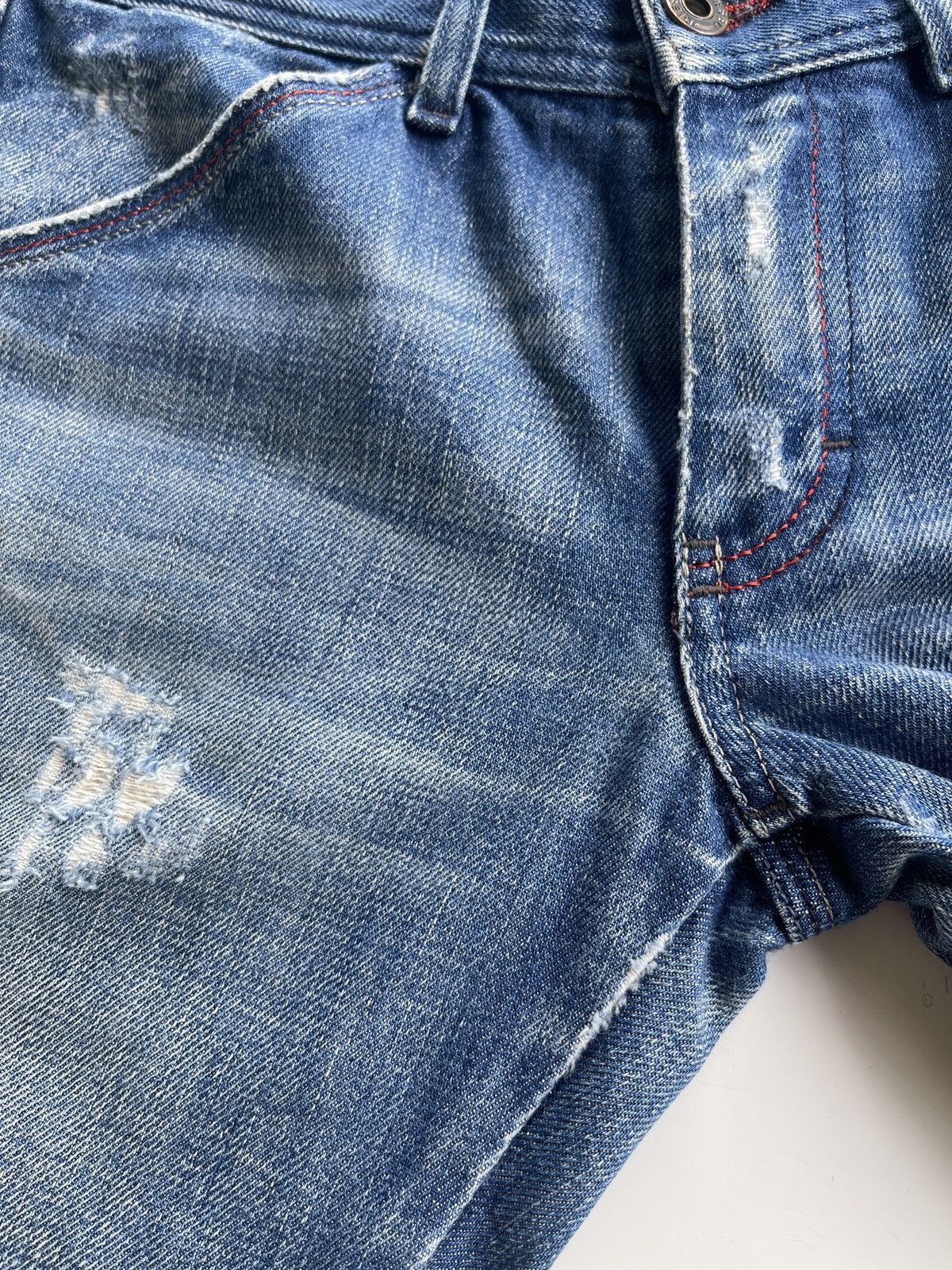 Diesel Diesel Distressed Flared Denim Size 29" - 11 Thumbnail