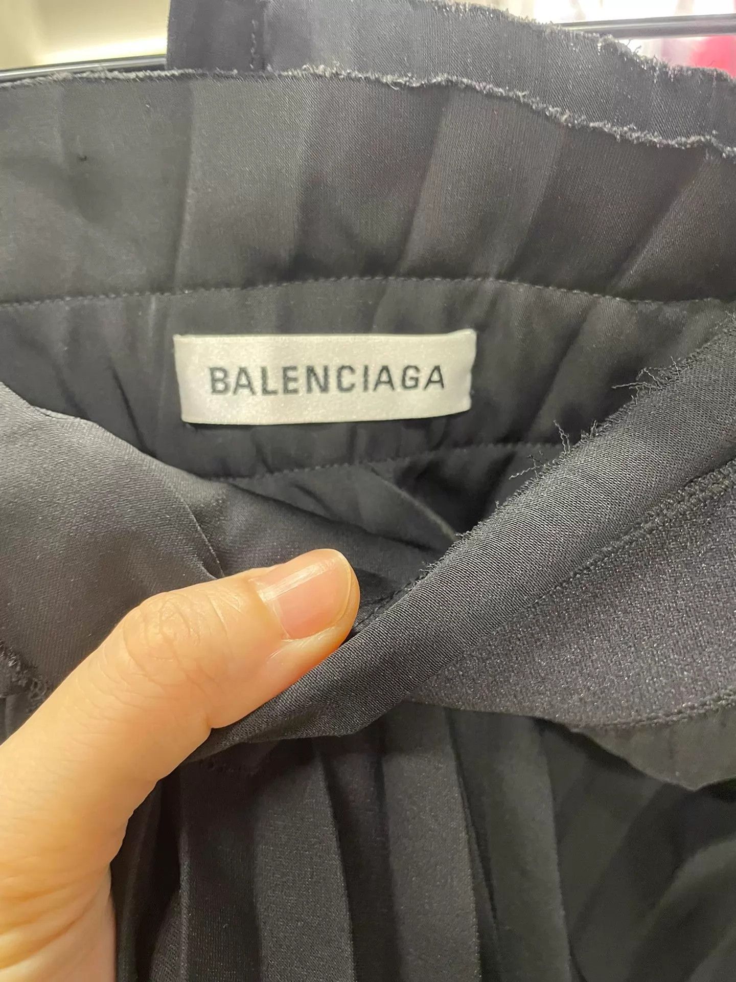 Balenciaga Balenciaga Women's Pleated Black Skirt 36 Size 26" / US 2 / IT 38 - 4 Thumbnail