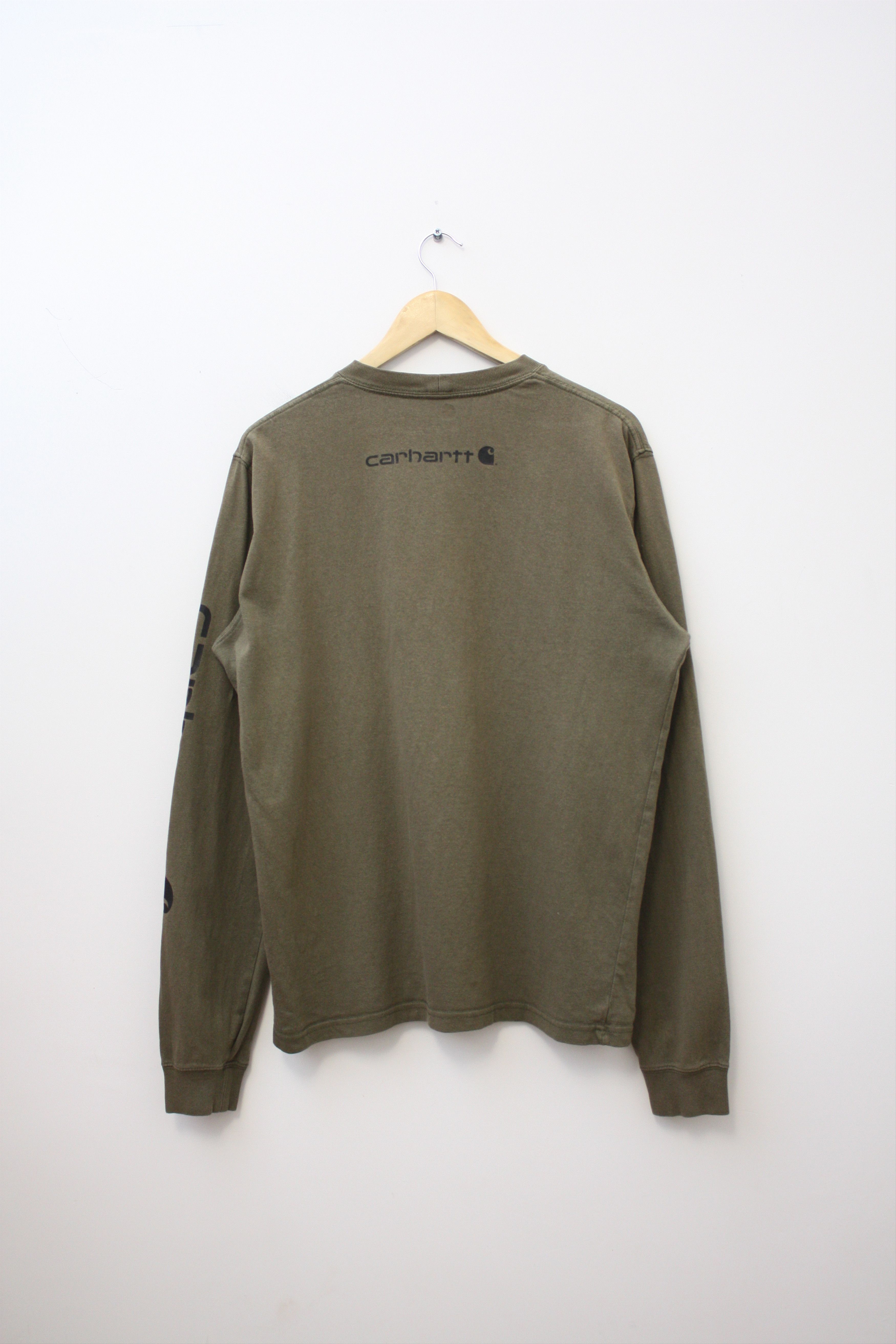 Carhartt Carhartt Olive Army Green Long Sleeve Tee Medium Size US M / EU 48-50 / 2 - 3 Thumbnail