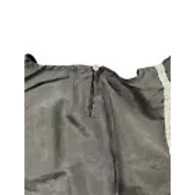 Gap GAP Juniors Dark Gray Silk Shirt with Lacy Accents Medium Size M / US 6-8 / IT 42-44 - 5 Thumbnail
