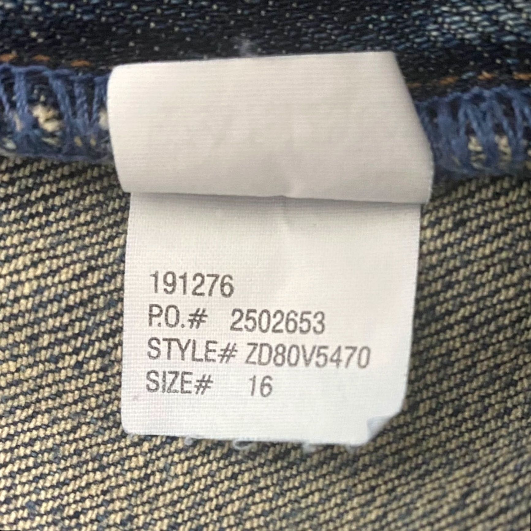 Calvin Klein VINTAGE Calvin Klein Denim Skirt Women Size 16 Short Blue Y2K 98% Cotton 2% Elastane Size 38" / US 16 / IT 52 - 7 Thumbnail