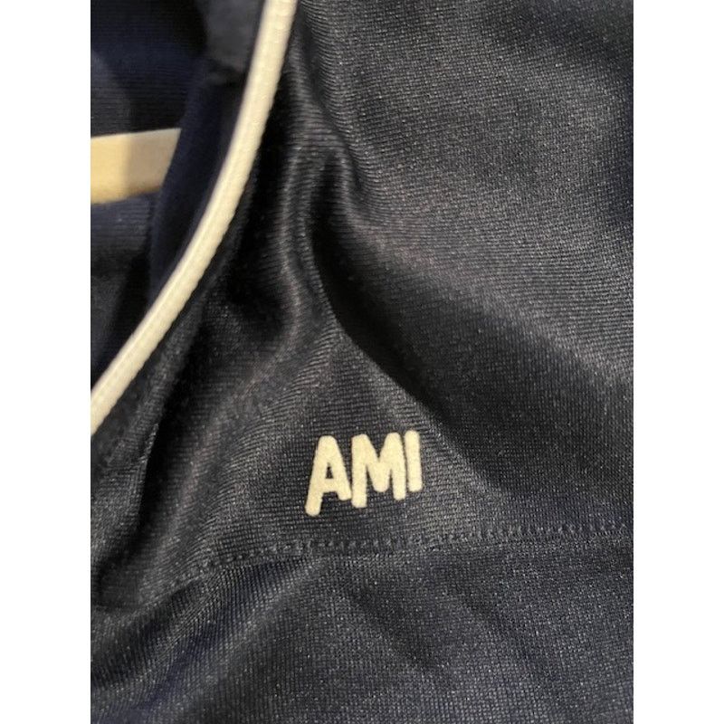 AMI AMI Paris Men's Full-Zip Navy Tracksuit Jacket - X Small Size US XS / EU 42 / 0 - 5 Thumbnail