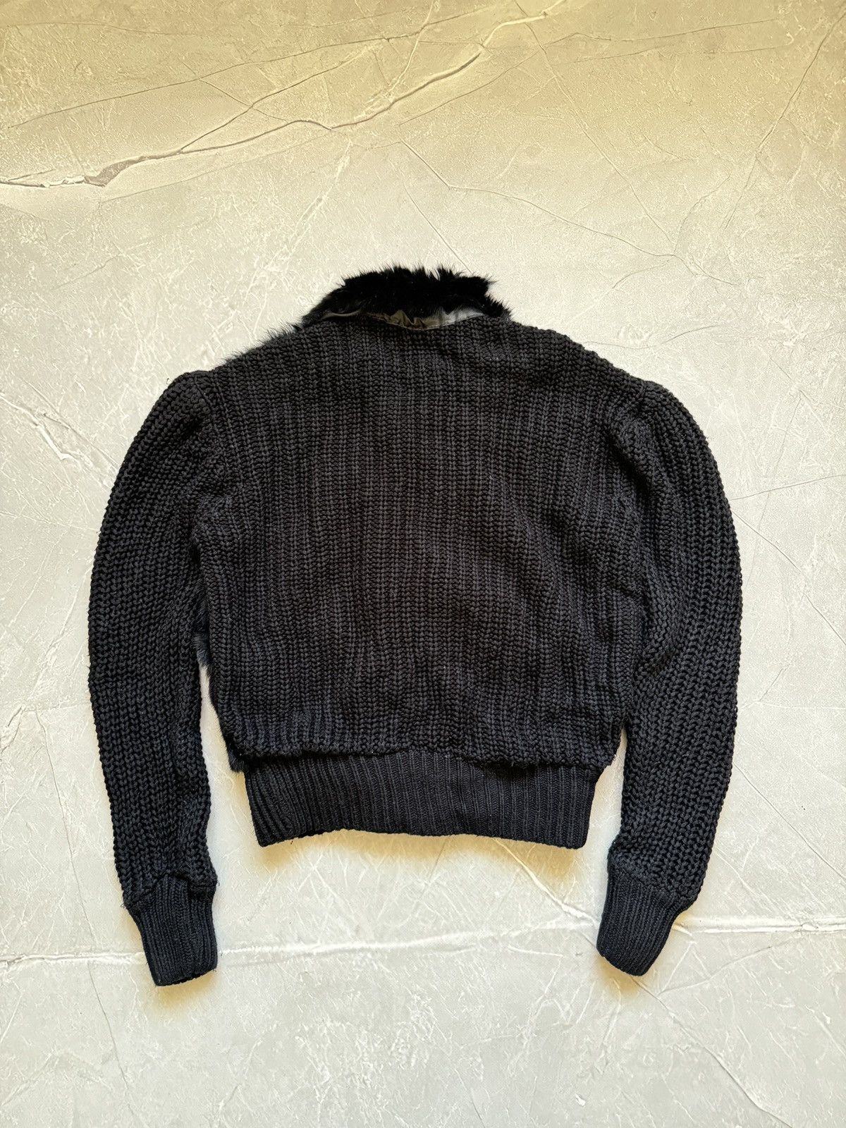 Hysteric Glamour Vintage Fur Knitted Jacket IfSixWasNine Style y2k Avantgarde Size M / US 6-8 / IT 42-44 - 2 Thumbnail