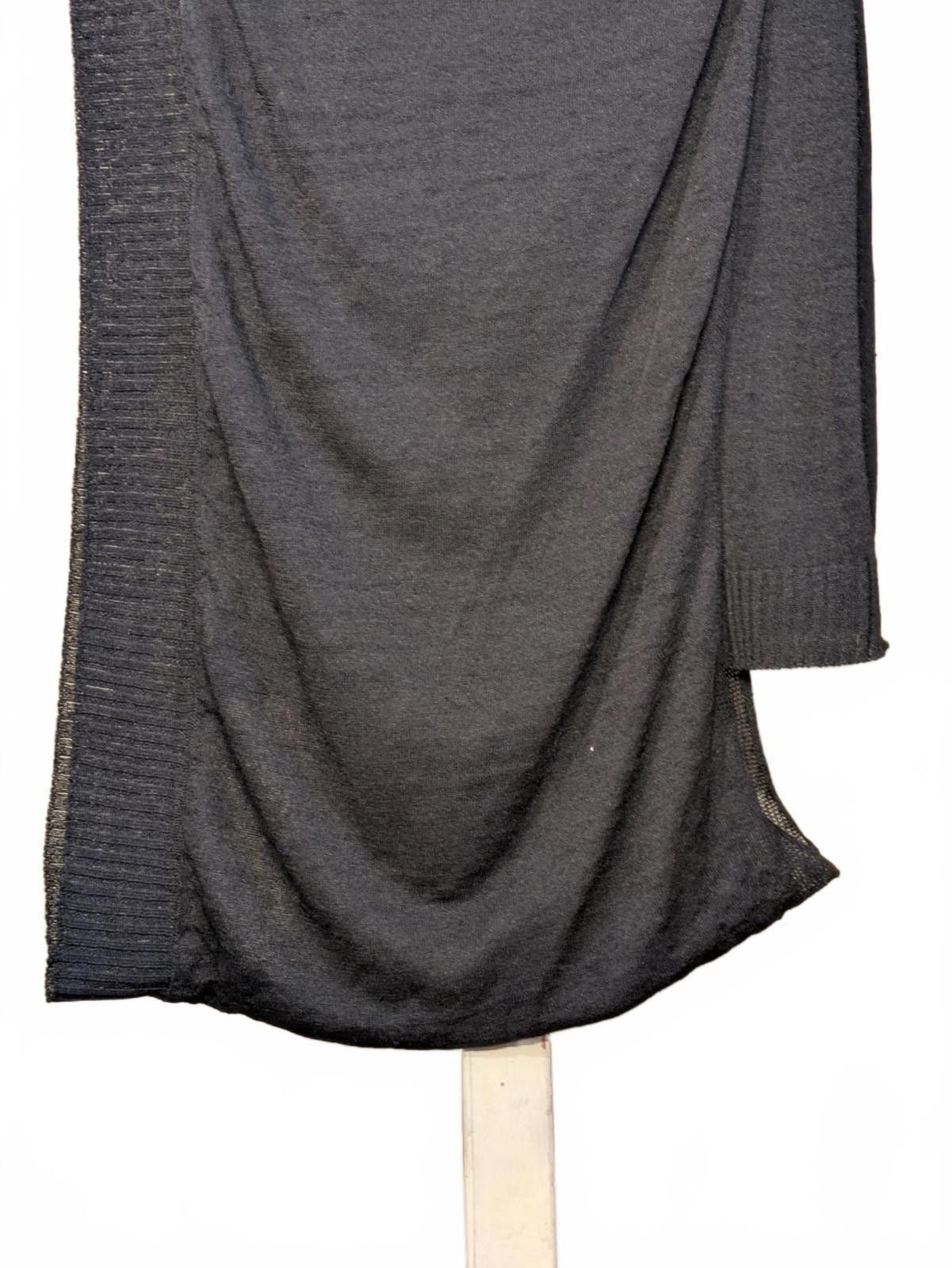 Other NWT LIVIANA CONTI Black Asymmetric Linen 2pc Drape Top 42IT Size S / US 4 / IT 40 - 9 Thumbnail