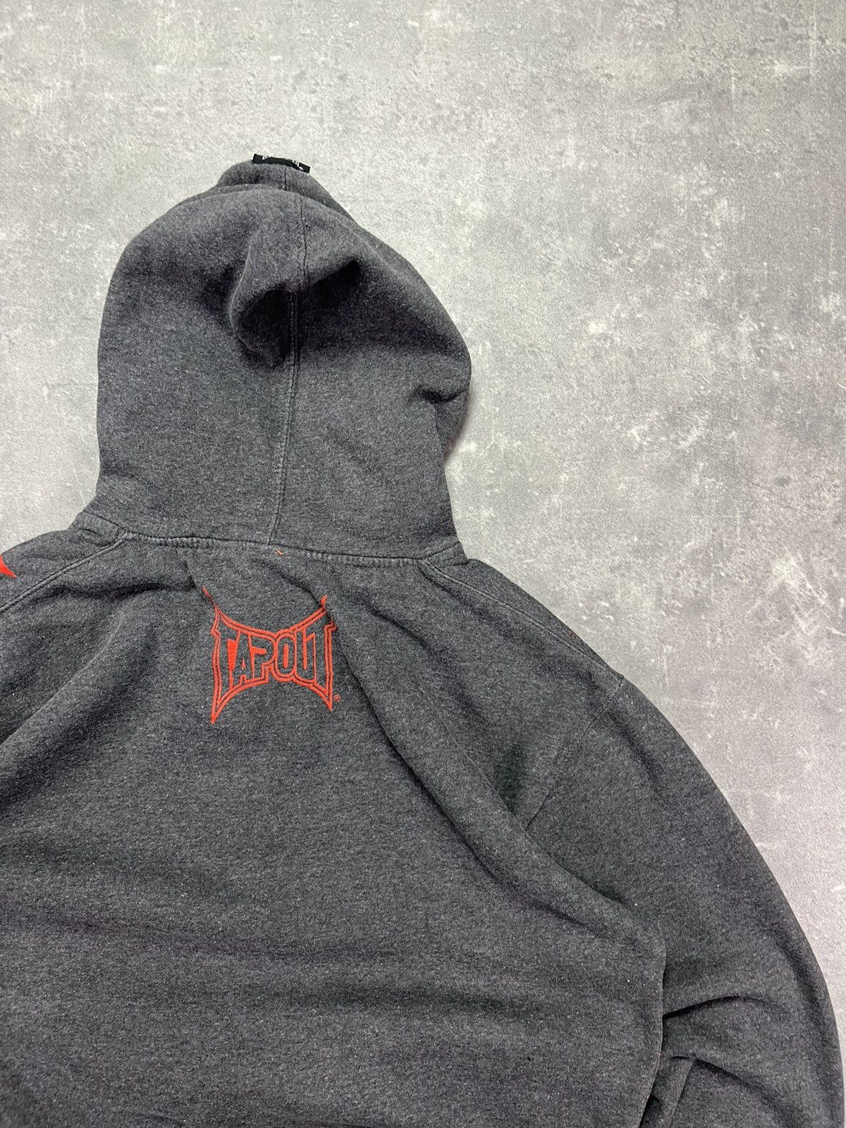 Tapout Tapout Big Splash Logo Grey Zip Hoodie XXL XL Affliction Size US XXL / EU 58 / 5 - 12 Thumbnail