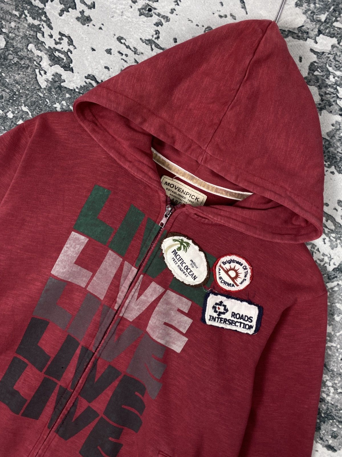 Ocean Pacific Vintage Ocean Pacific Movenpick Zip Up Hoodies Size US L / EU 52-54 / 3 - 2 Thumbnail