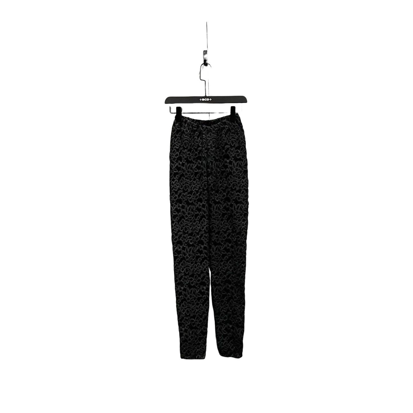 Louis Vuitton Louis Vuitton Black Lace Pants Size 38 Size 27" / US 4 / IT 40 - 1 Thumbnail