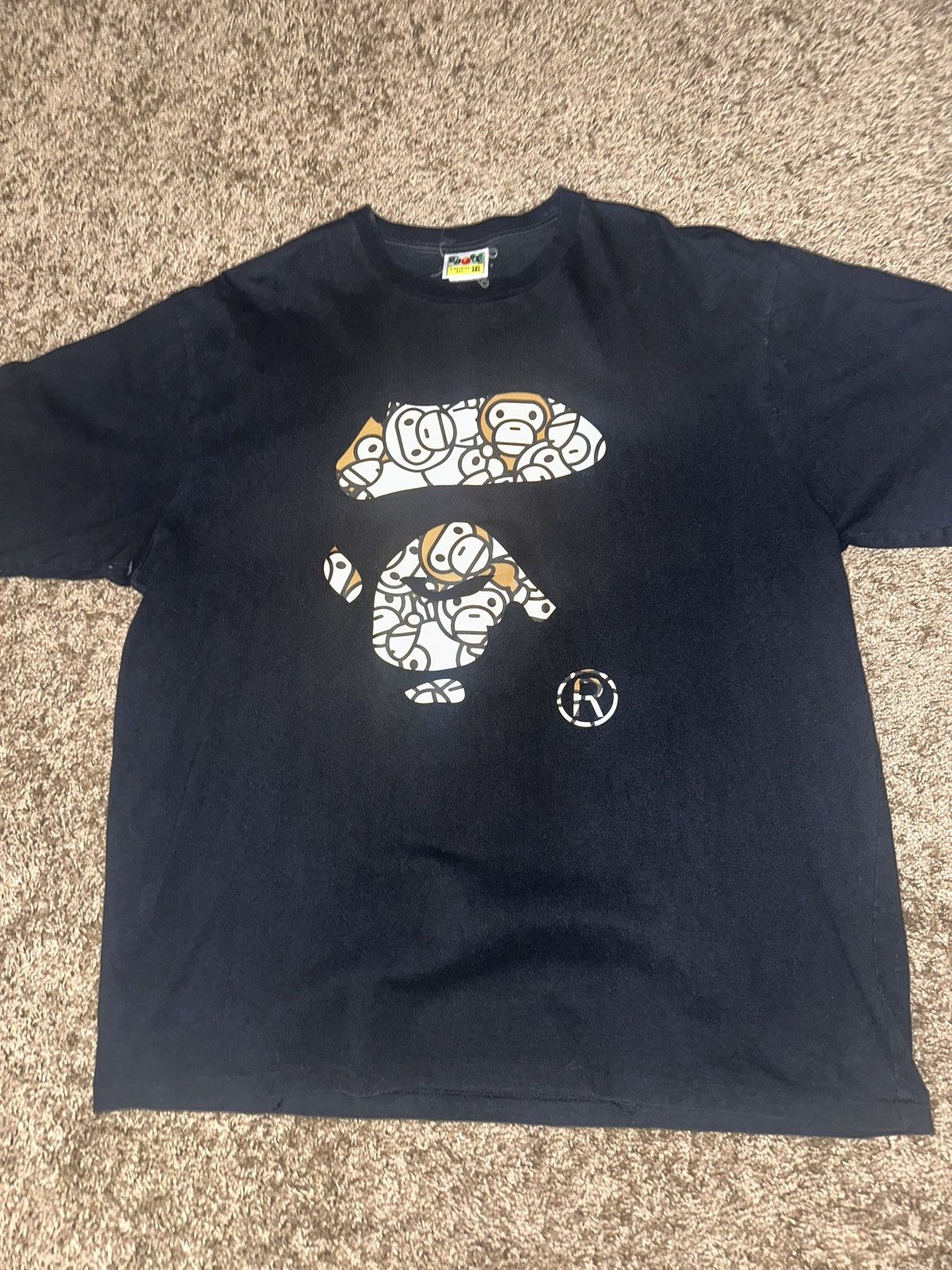 Bape Bape Baby Milo Tee Black Size US XXL / EU 58 / 5 - 1 Thumbnail