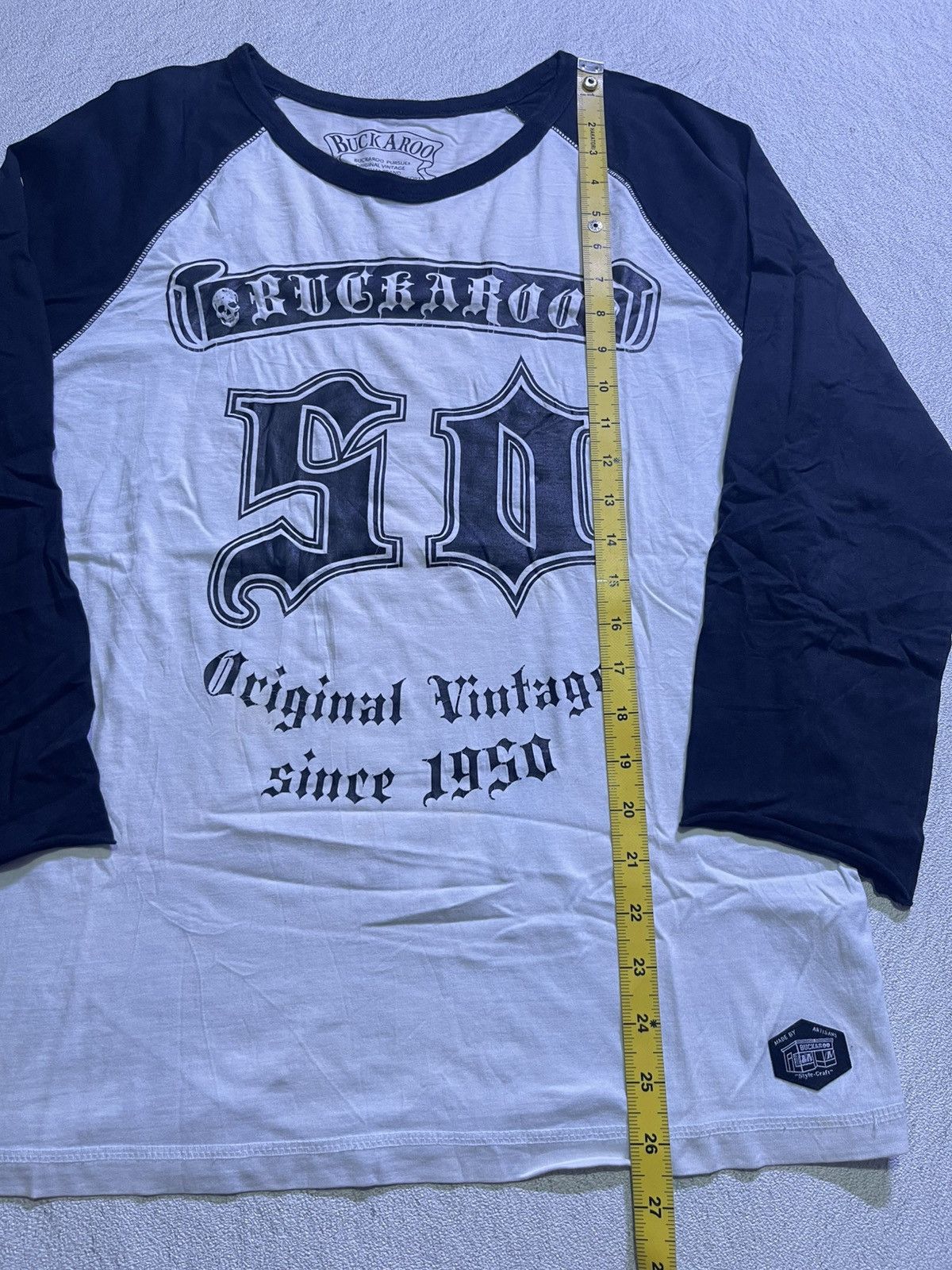 Hysteric Glamour VINTAGE Y2K BUCKAROO long sleeve tahirt ifsix style Size US M / EU 48-50 / 2 - 6 Thumbnail