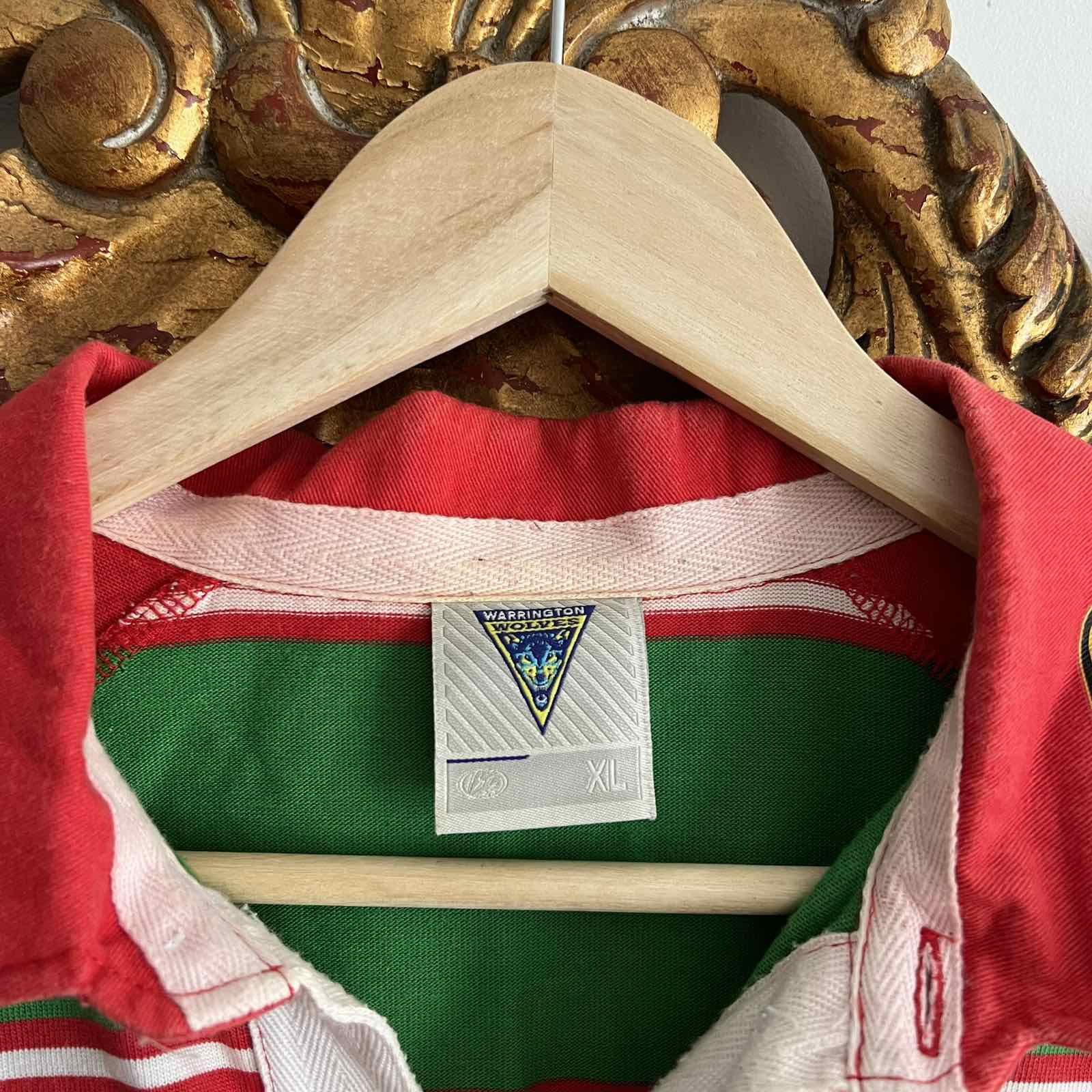 Canterbury of New Zealand × Vintage Vintage Warrington Wolves Rugby Home Shirt Sz XL Jersey Size US XL / EU 56 / 4 - 6 Thumbnail