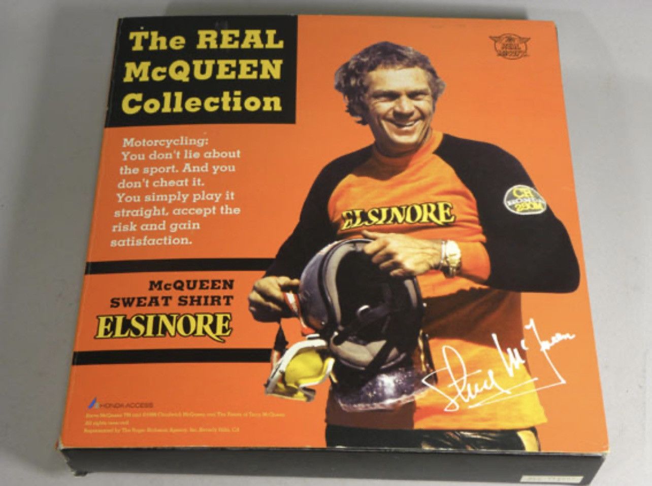 Vintage RARE❗️1970s Steeve Mcqueen Honda CR250 Racing Shirt Size US S / EU 44-46 / 1 - 2 Thumbnail