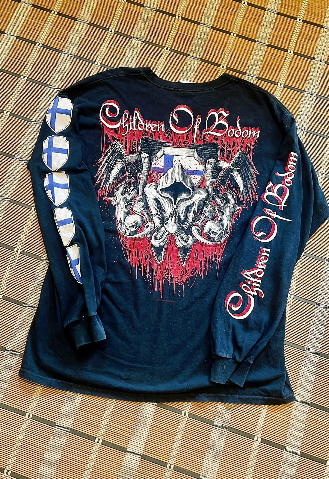 Band Tees × Vintage VTG90’s Children Of Bodom Longsleeve Size US L / EU 52-54 / 3 - 6 Thumbnail