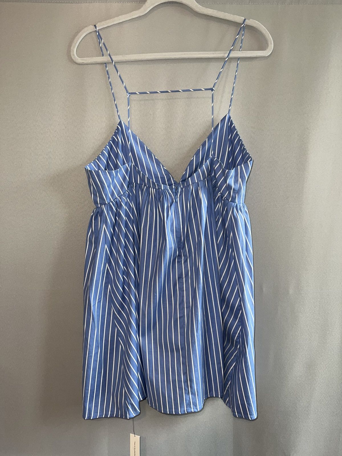 Reformation Reformation Amara Dress Stripe Blue White Mini Size XL NWT Size XL / US 12-14 / IT 48-50 - 2 Thumbnail