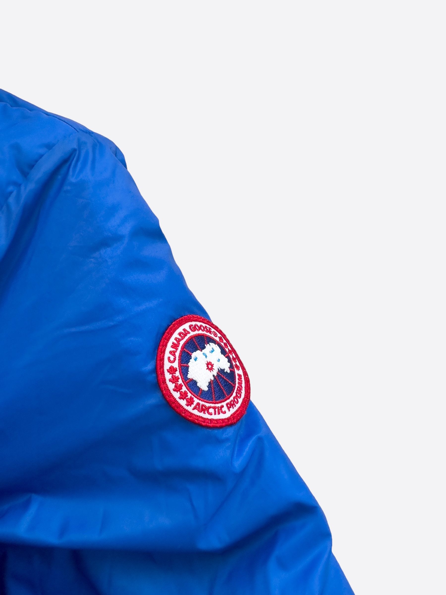 Canada Goose Blue PBI Lodge Hoody Men's Jacket Size US XXL / EU 58 / 5 - 4 Thumbnail