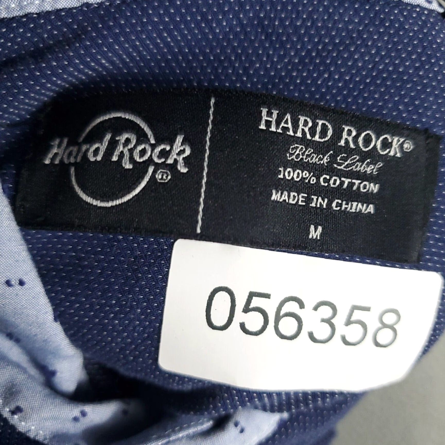 Hard Rock Cafe Hard Rock Shirt Mens Medium Blue Button-Up Long Sleeve Casual Shirt Size US M / EU 48-50 / 2 - 8 Thumbnail
