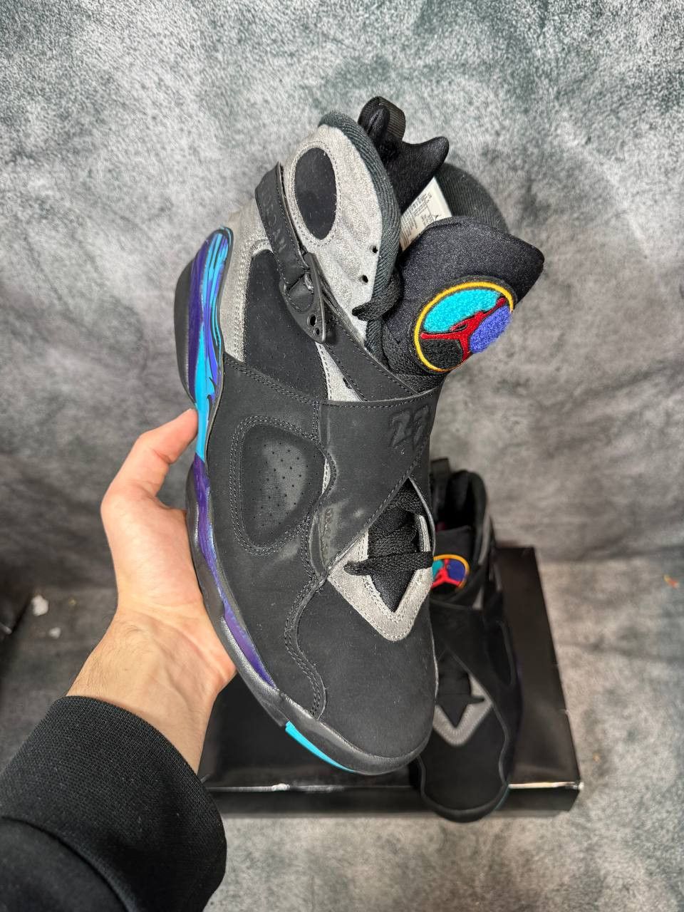 Jordan Brand Size 11.5 | Jordan 8 Aqua With Box | Pre-Owned Size US 11.5 / EU 44-45 - 1 Thumbnail