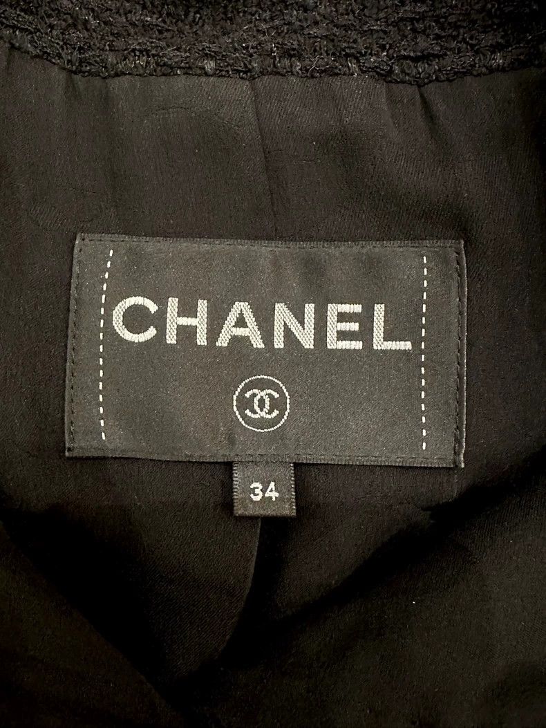 Chanel Chanel 21C black streamer four-pocket jacket Size XXS / US 00 / IT 34 - 6 Thumbnail