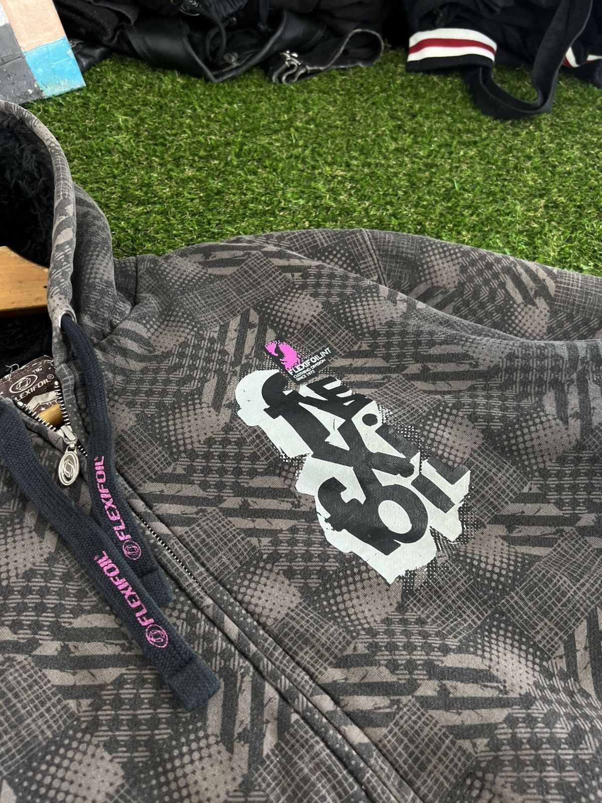 Japanese Brand Faux fur hoodie zip fleece style Ifsixwasnine lgb Size US XL / EU 56 / 4 - 6 Thumbnail